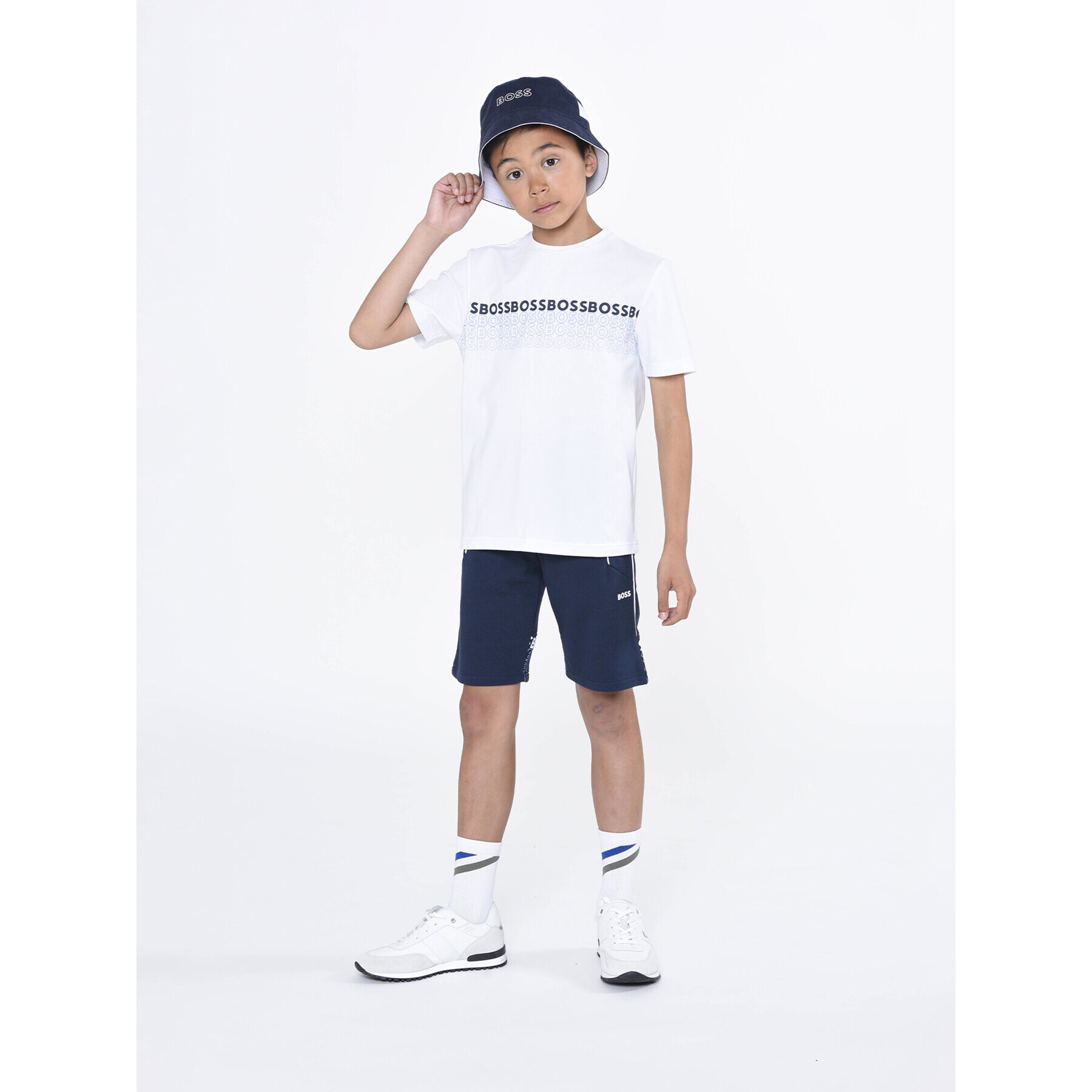 Boss Тишърт J25O06 D Бял Regular Fit - Pepit.bg