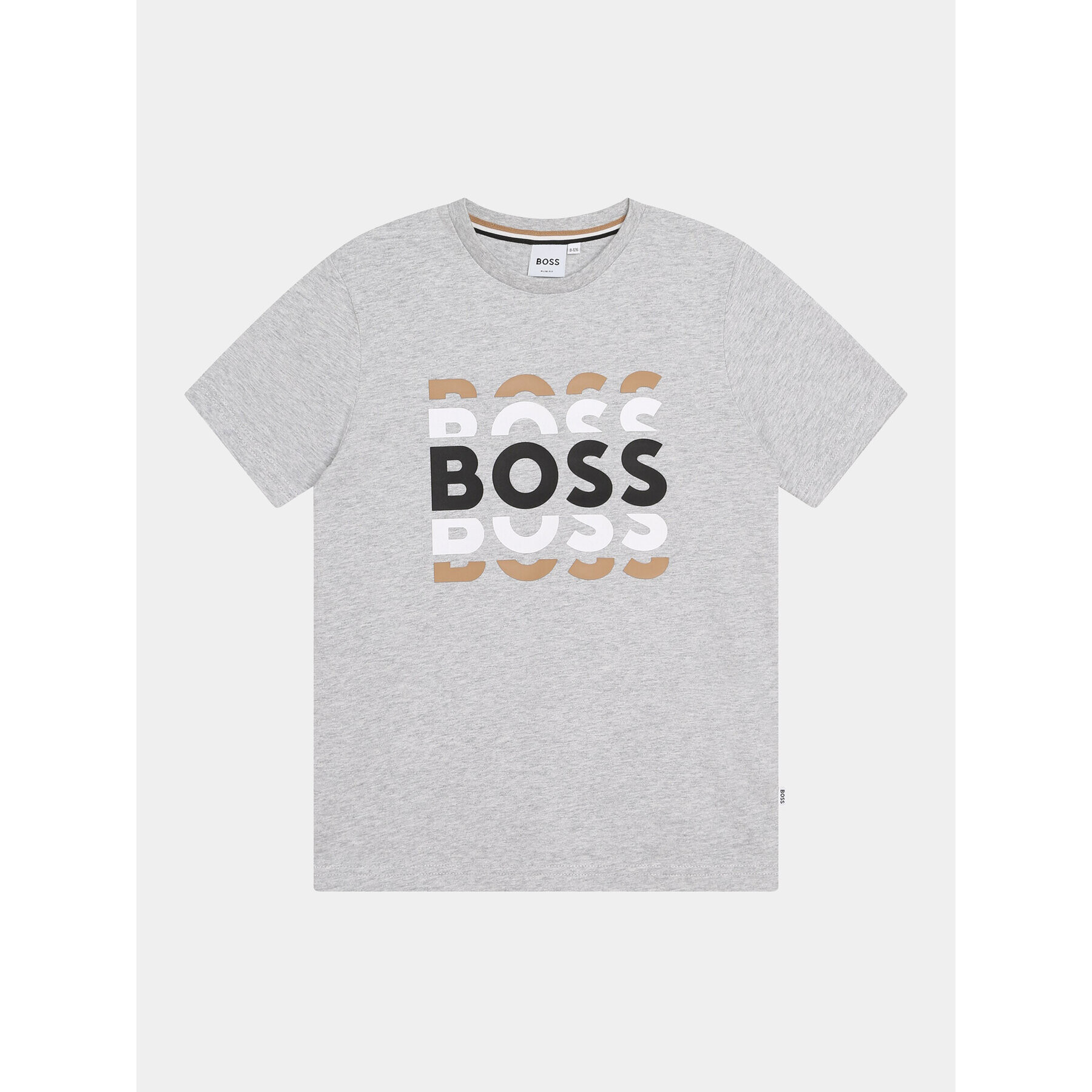 Boss Тишърт J25O72 D Сив Regular Fit - Pepit.bg