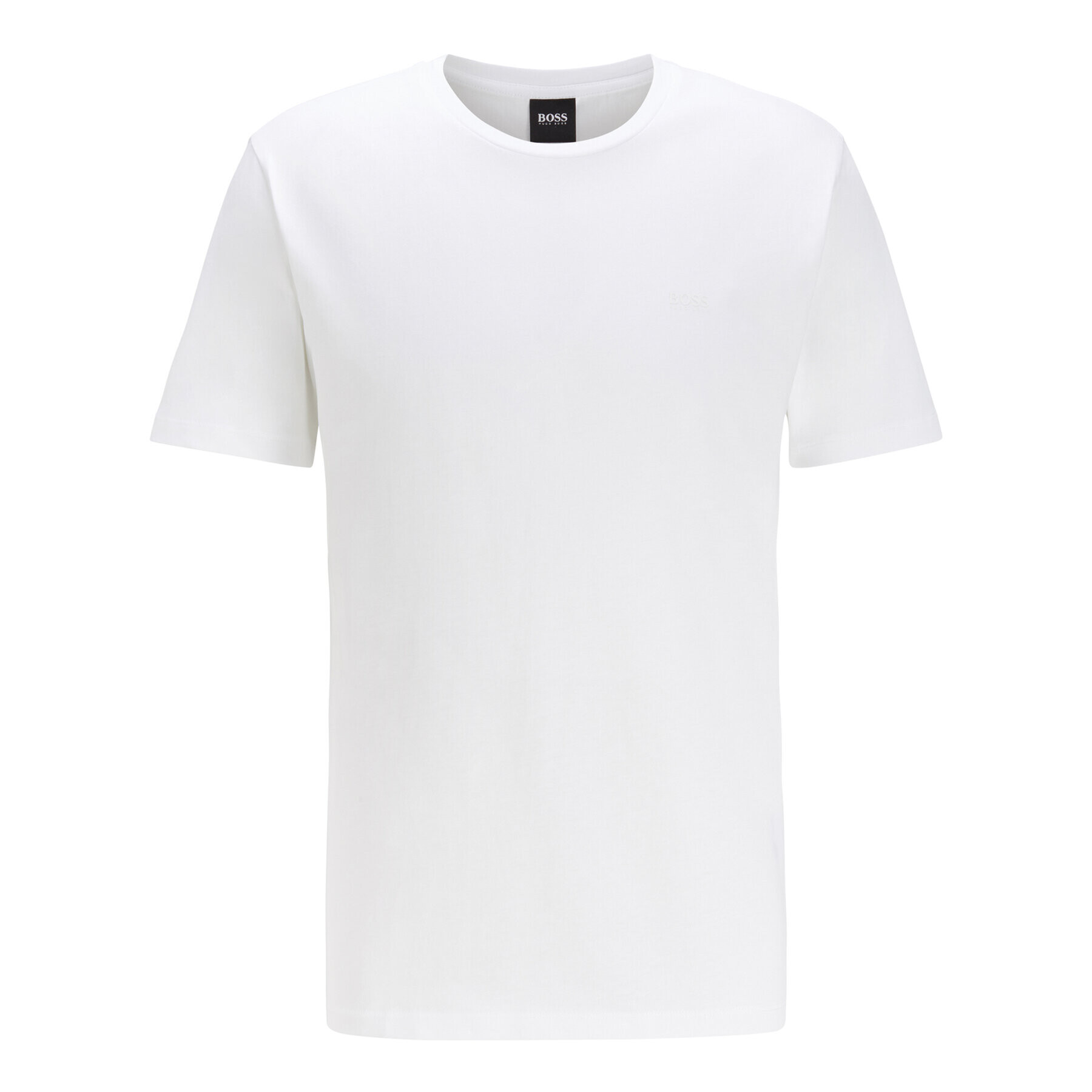 Boss Тишърт Lecco 80 50385281 Бял Regular Fit - Pepit.bg
