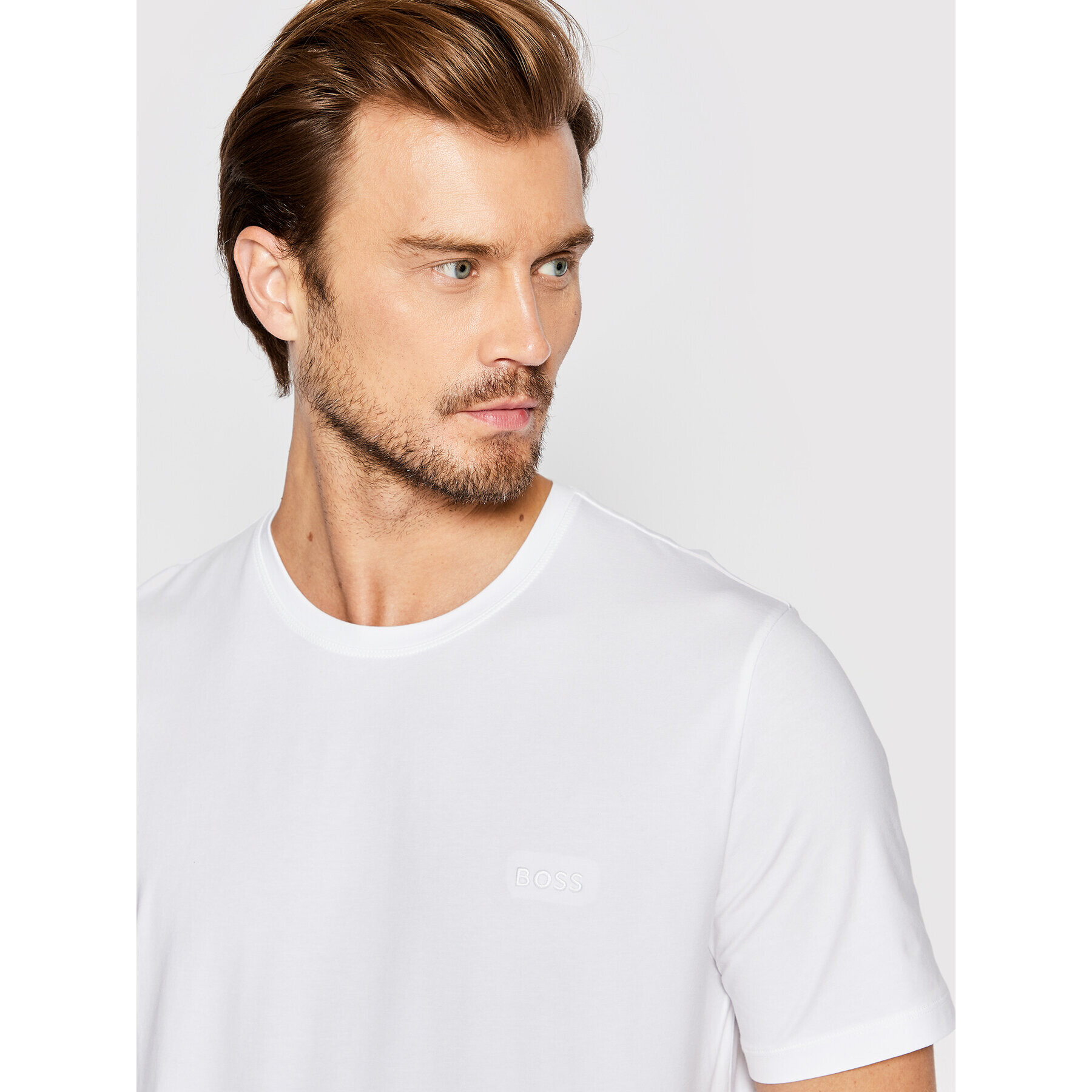 Boss Тишърт Mix&Match 50469550 Бял Regular Fit - Pepit.bg