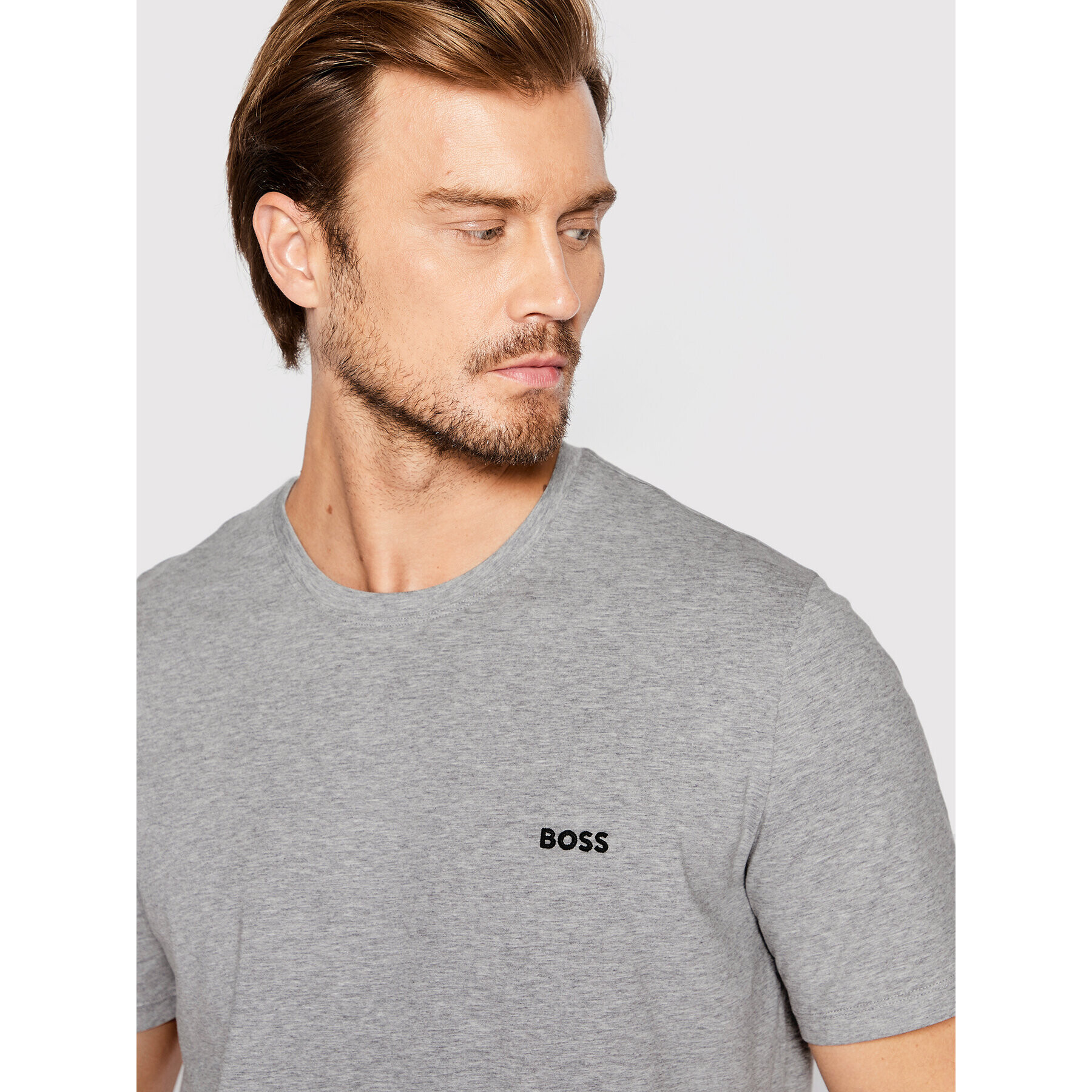 Boss Тишърт Mix&Match 50469550 Сив Regular Fit - Pepit.bg