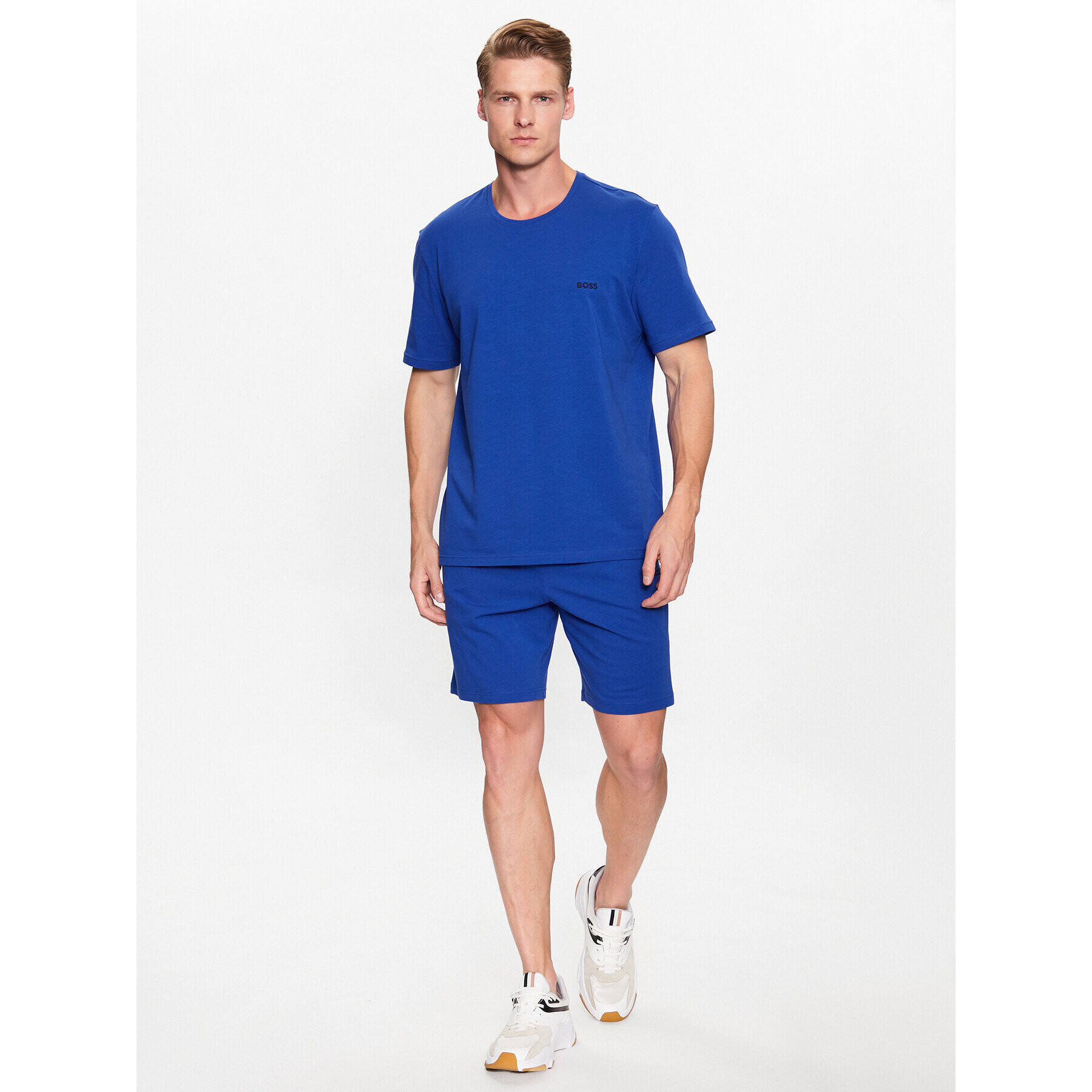 Boss Тишърт Mix&Match 50469605 Син Regular Fit - Pepit.bg