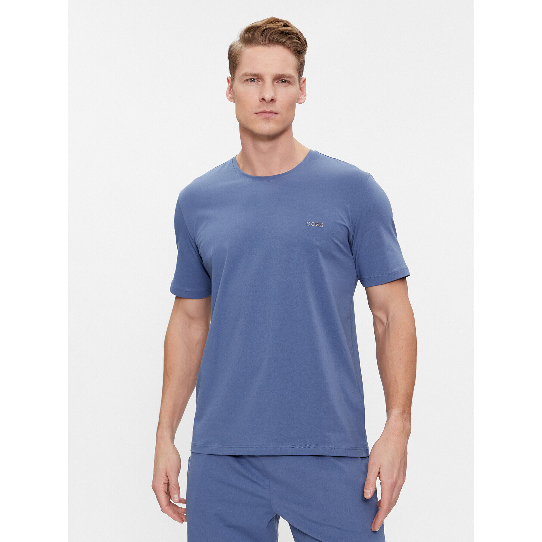 Boss Тишърт Mix&Match T-Shirt R 50515312 Син Regular Fit - Pepit.bg