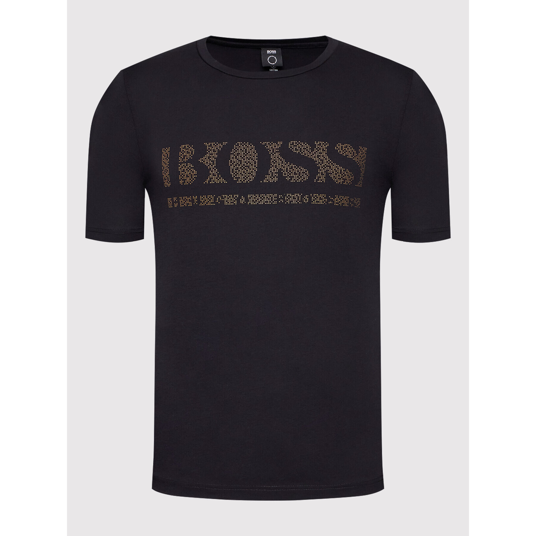 Boss Тишърт Pixel 1 50457429 Черен Regular Fit - Pepit.bg