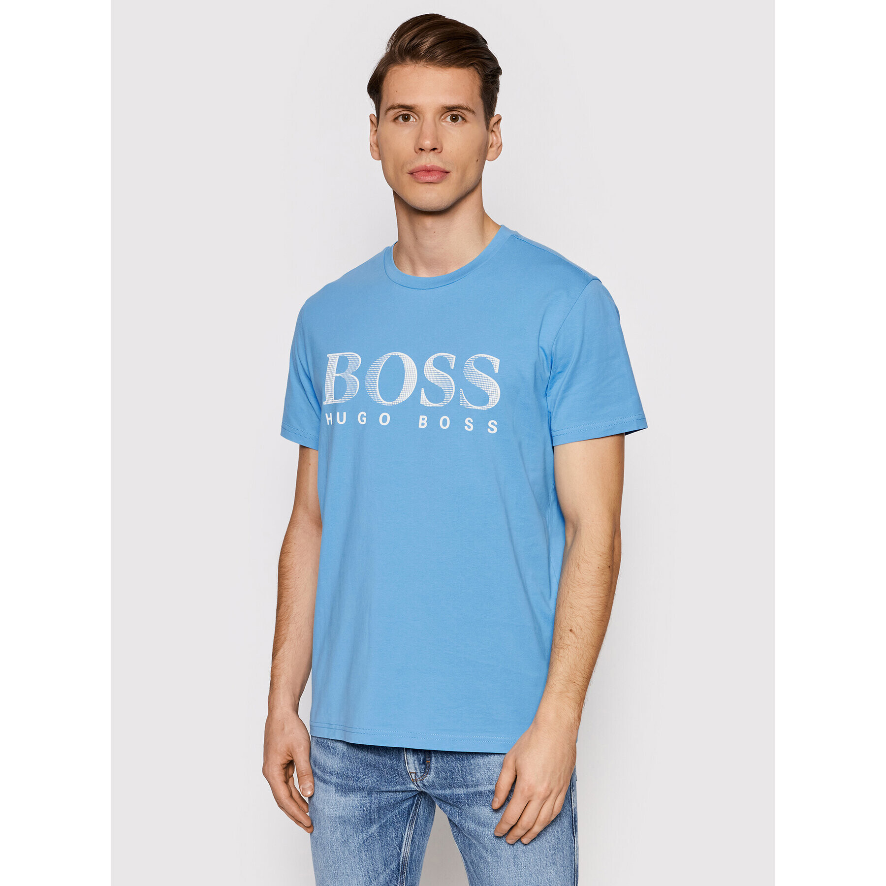 Boss Тишърт Rn 50407774 Син Relaxed Fit - Pepit.bg