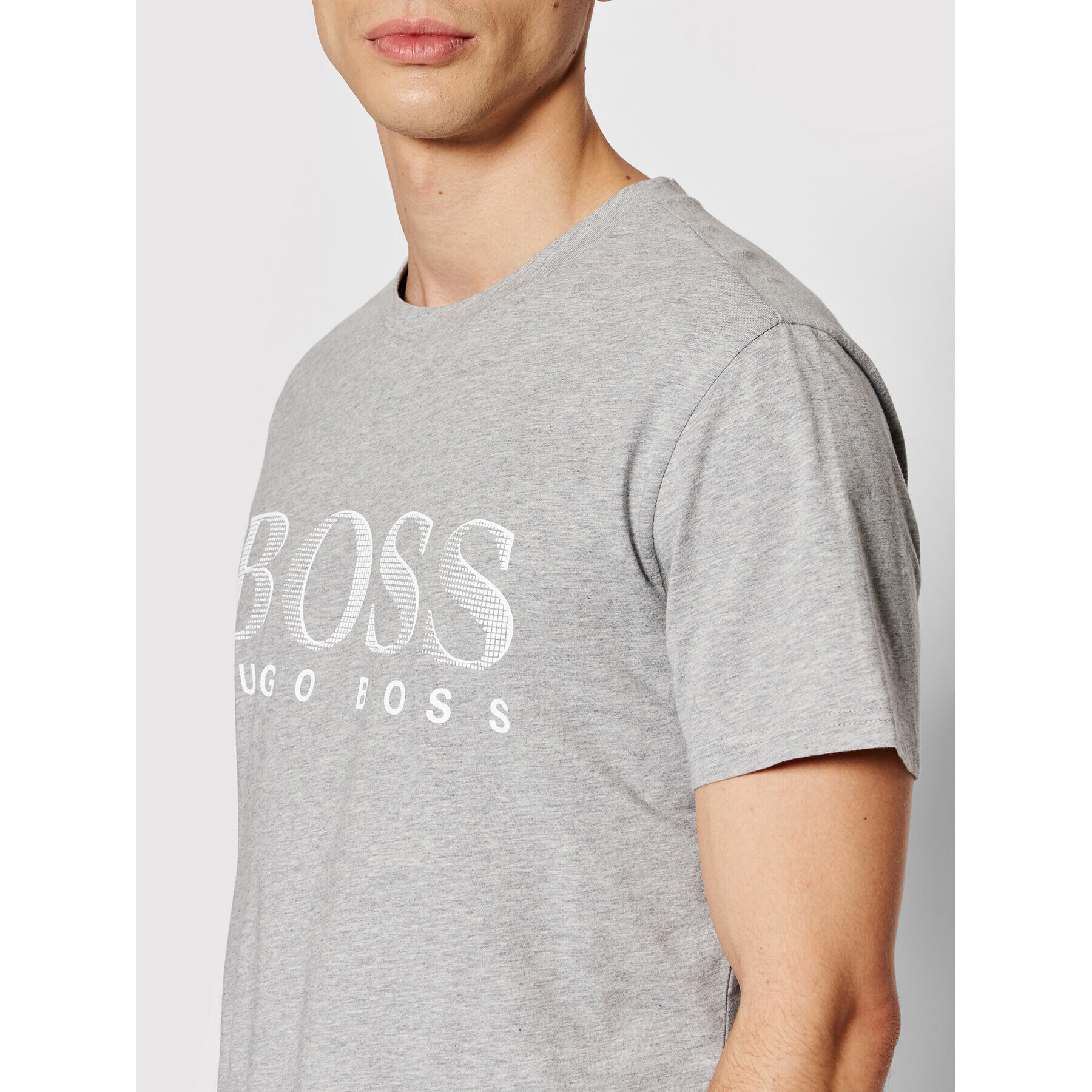 Boss Тишърт Rn 50407774 Сив Relaxed Fit - Pepit.bg