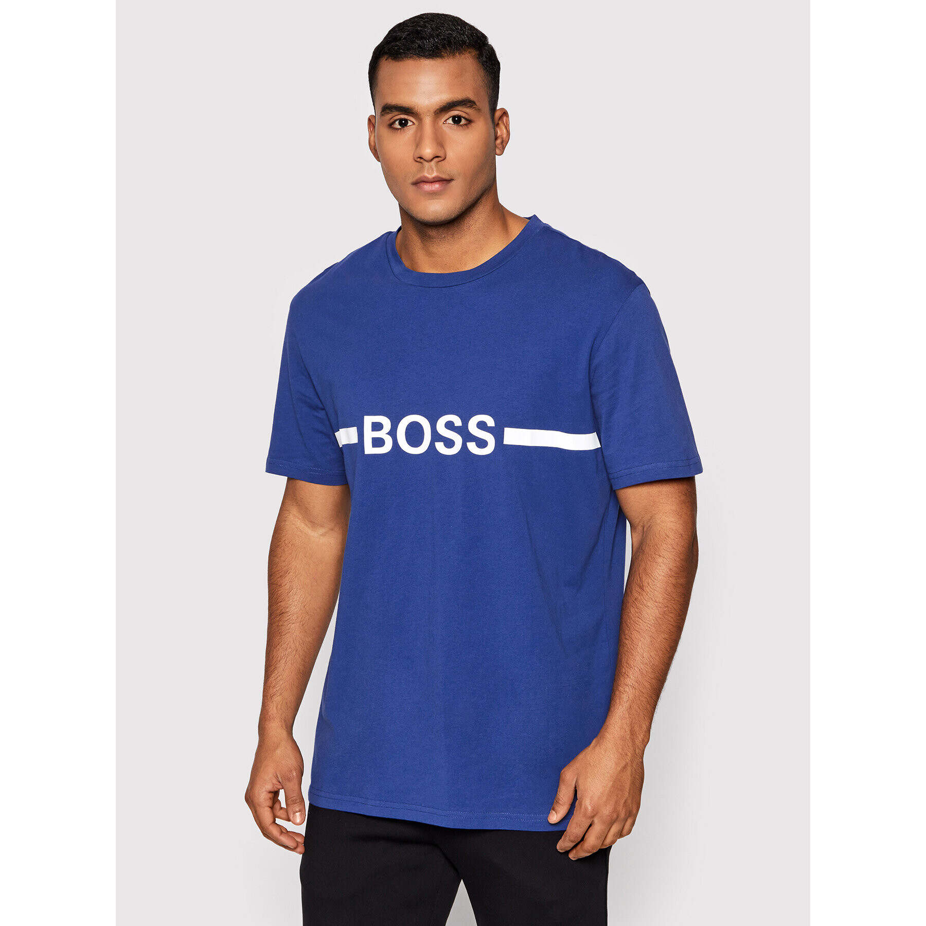 Boss Тишърт Rn 50437367 Син Slim Fit - Pepit.bg