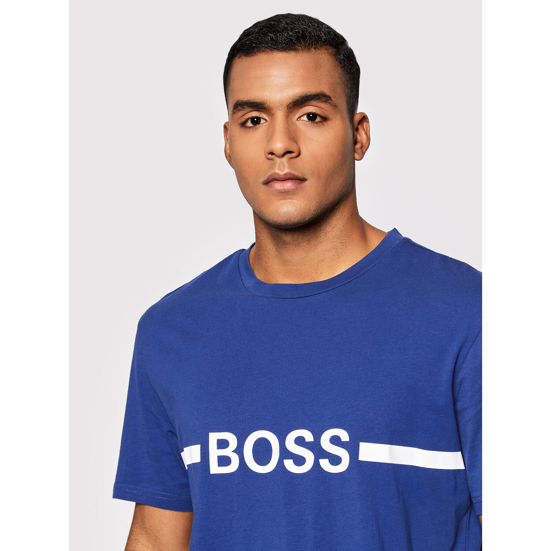 Boss Тишърт Rn 50437367 Син Slim Fit - Pepit.bg