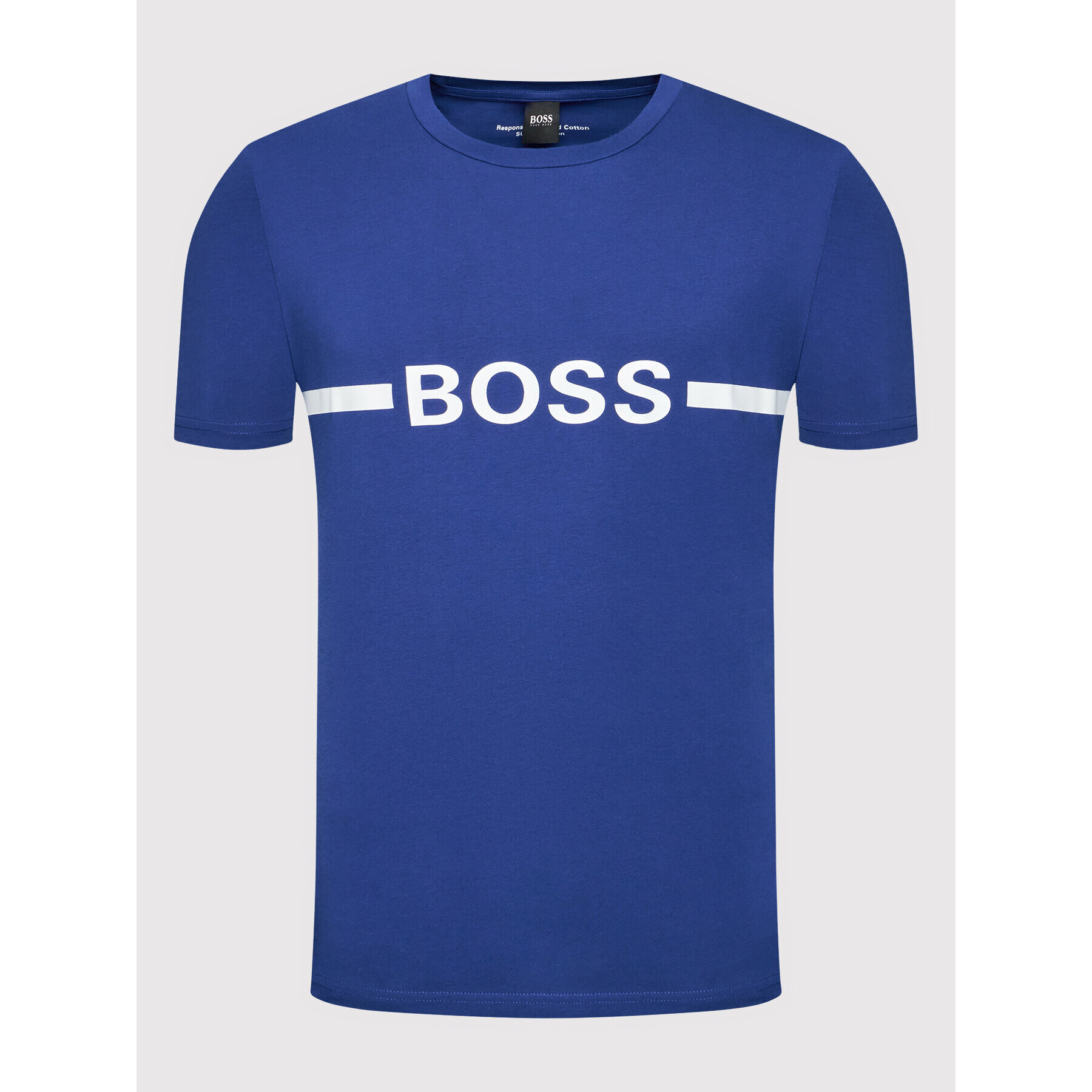 Boss Тишърт Rn 50437367 Син Slim Fit - Pepit.bg