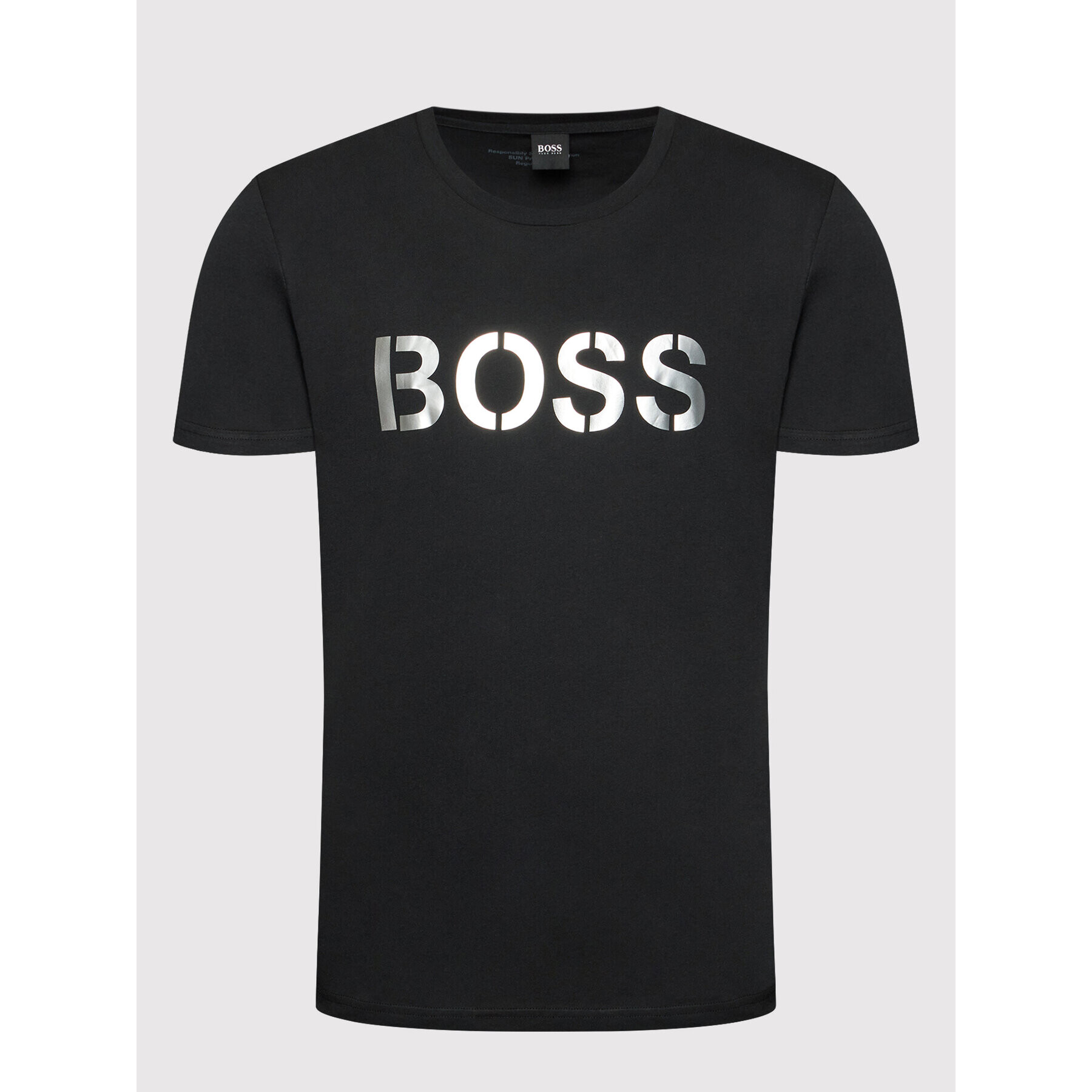 Boss Тишърт Special 50442391 Черен Regular Fit - Pepit.bg