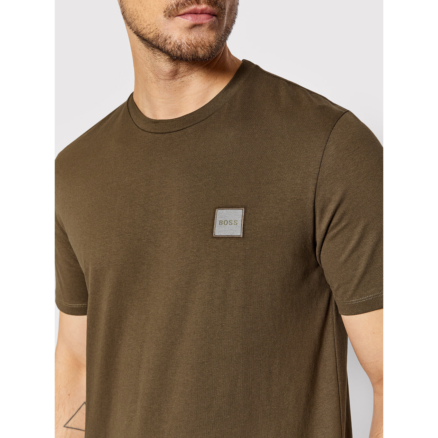 Boss Тишърт Tales 1 50462767 Кафяв Regular Fit - Pepit.bg