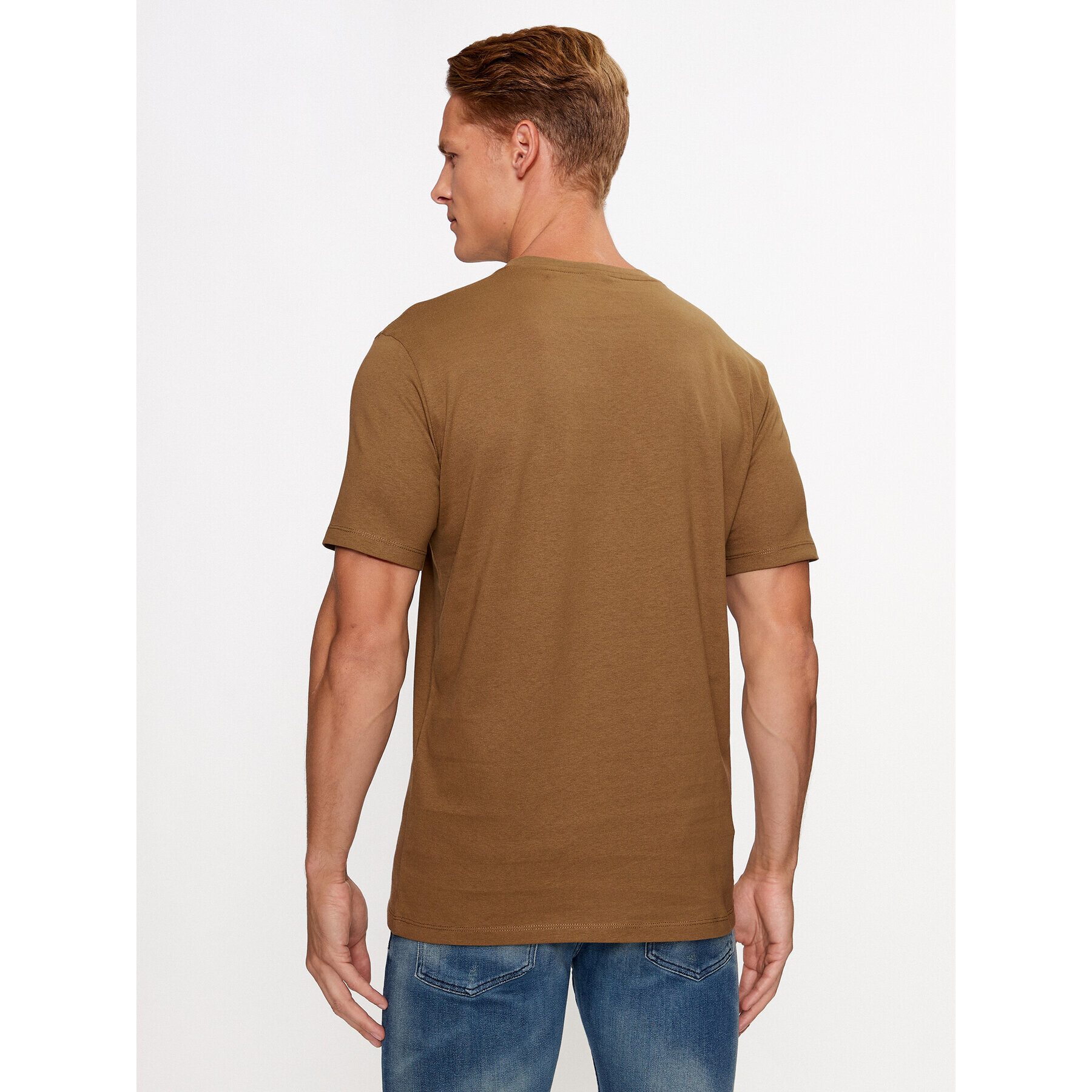 Boss Тишърт Tales 50472584 Кафяв Relaxed Fit - Pepit.bg