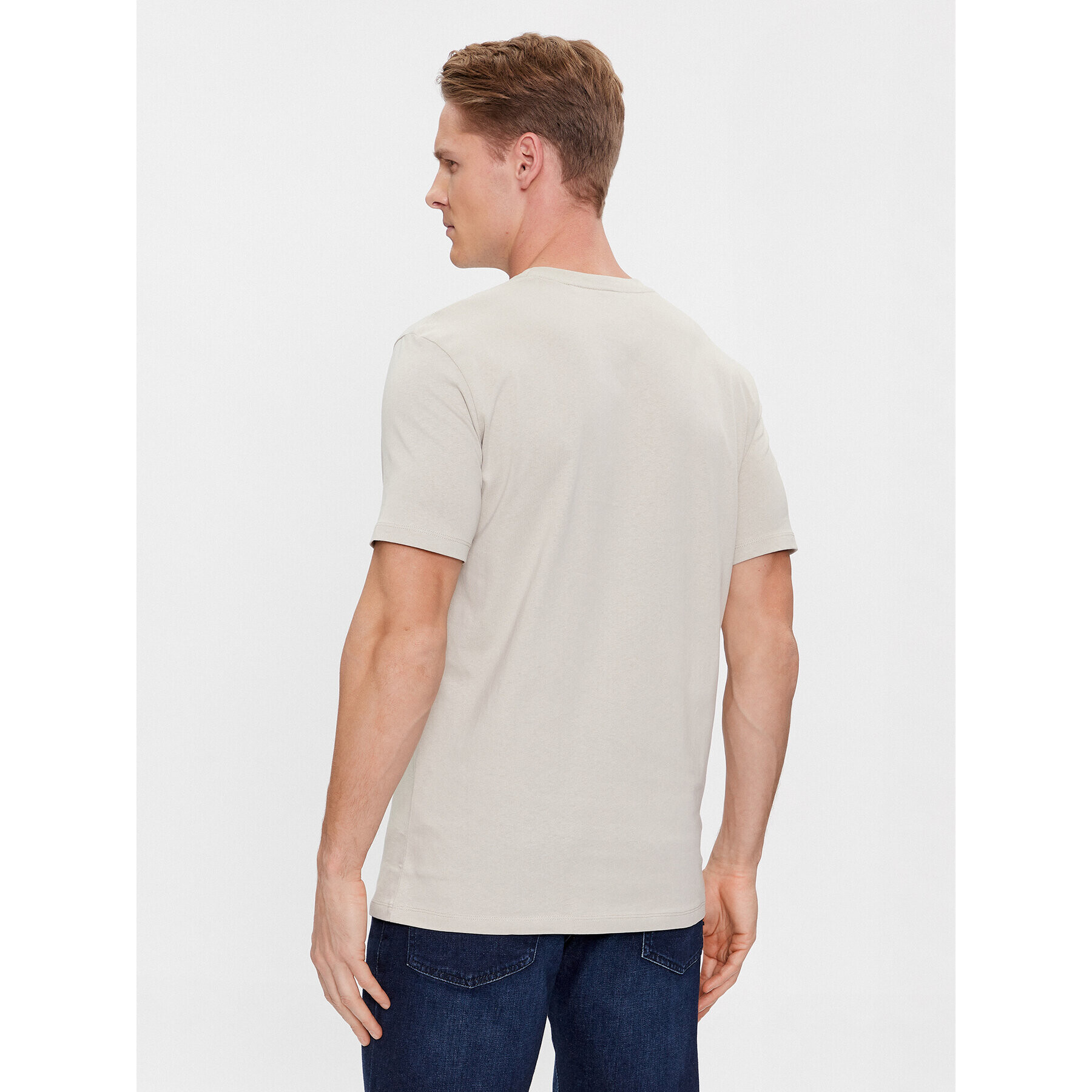Boss Тишърт Tales 50508584 Бежов Relaxed Fit - Pepit.bg