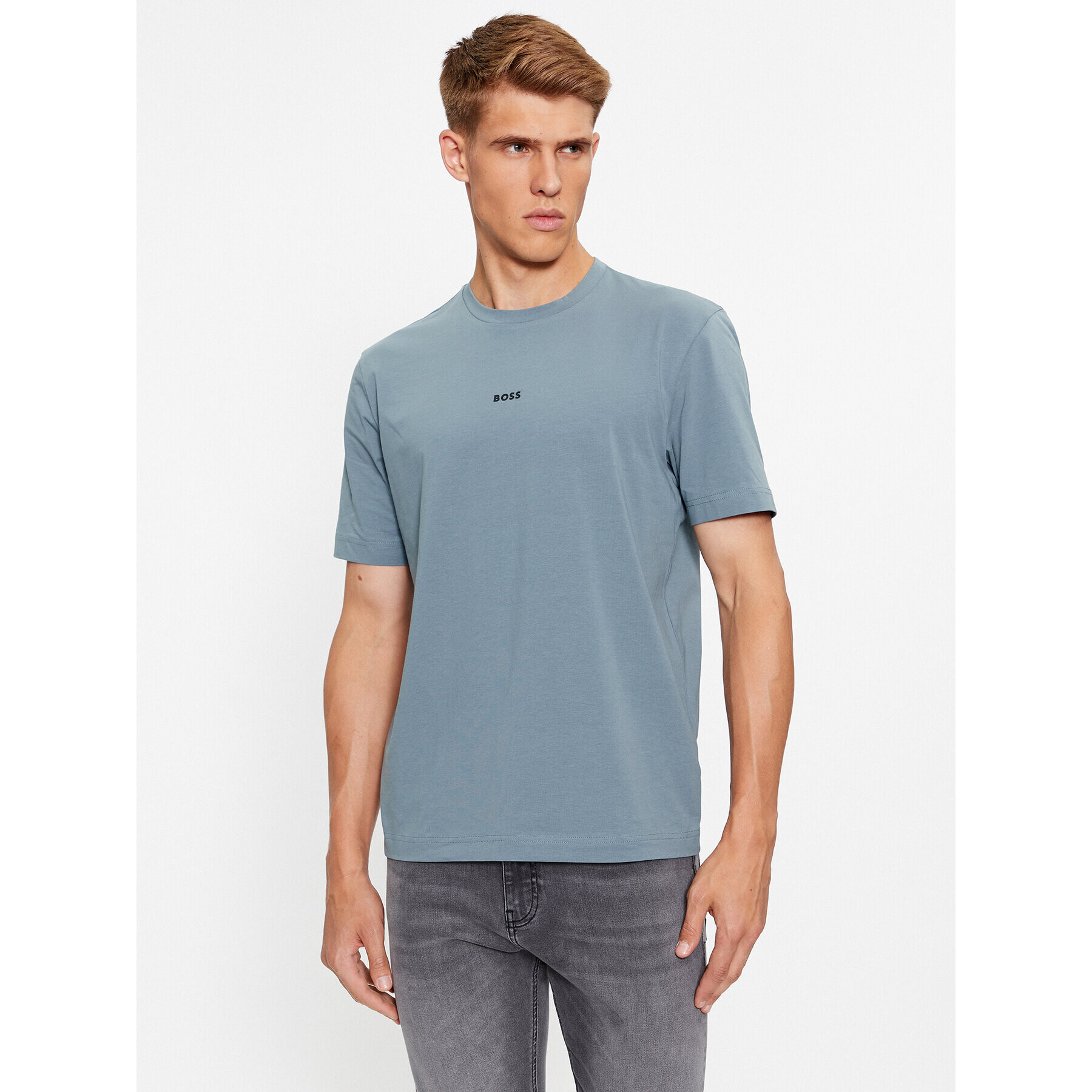Boss Тишърт Tchup 50473278 Син Relaxed Fit - Pepit.bg