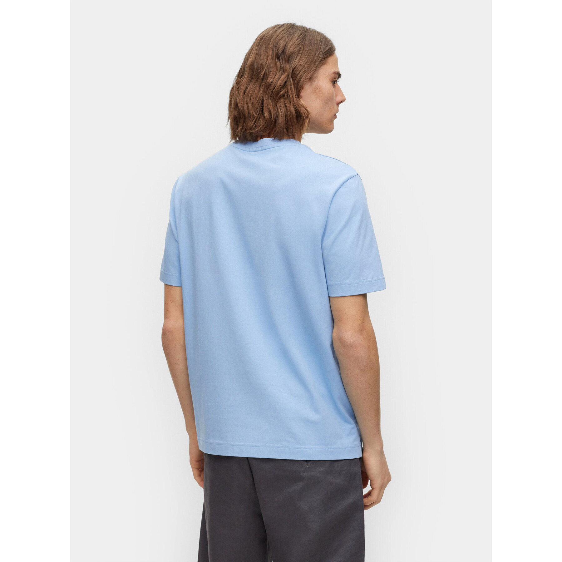 Boss Тишърт Tchup 50473278 Син Relaxed Fit - Pepit.bg