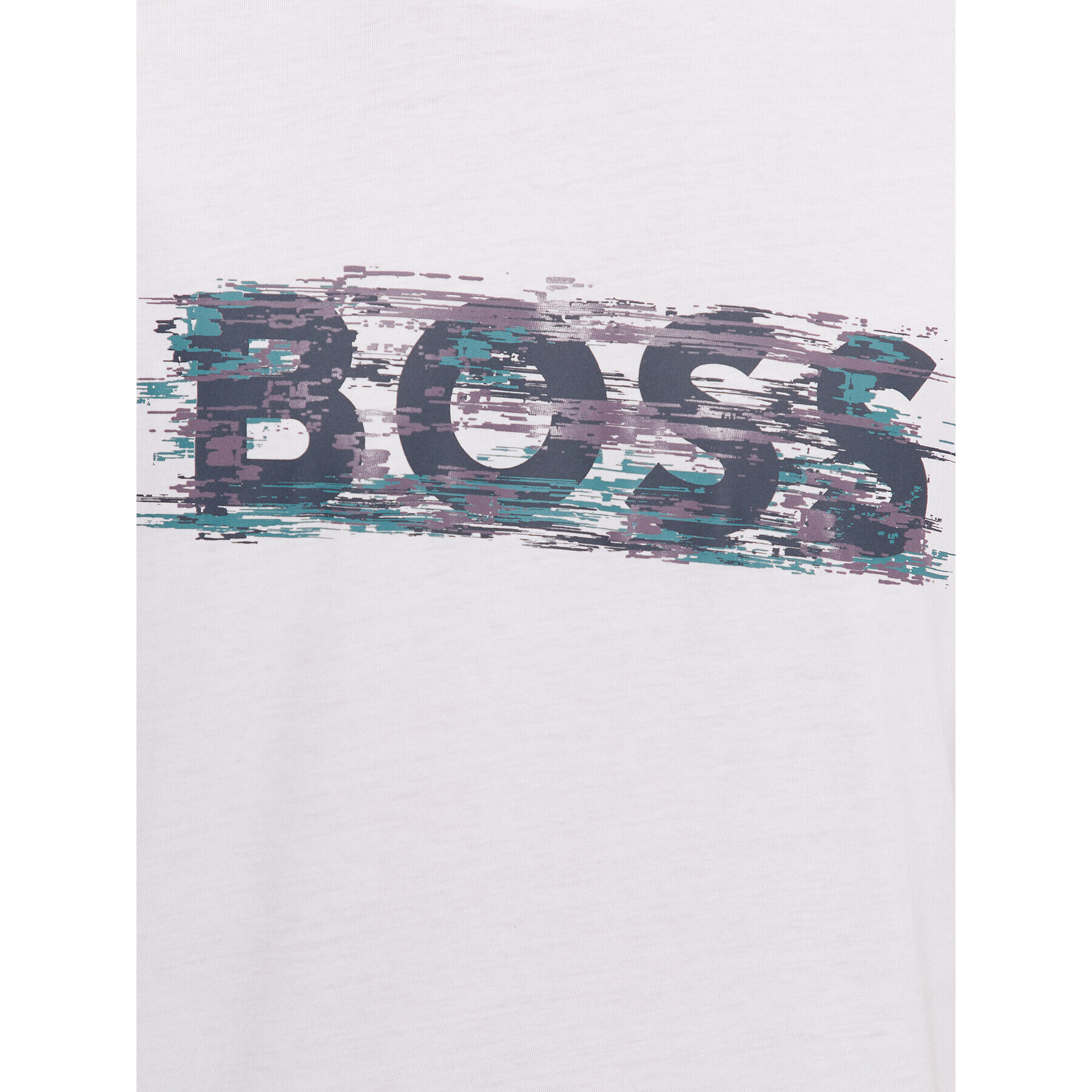 Boss Тишърт Tedigitallogo 50503542 Бял Regular Fit - Pepit.bg