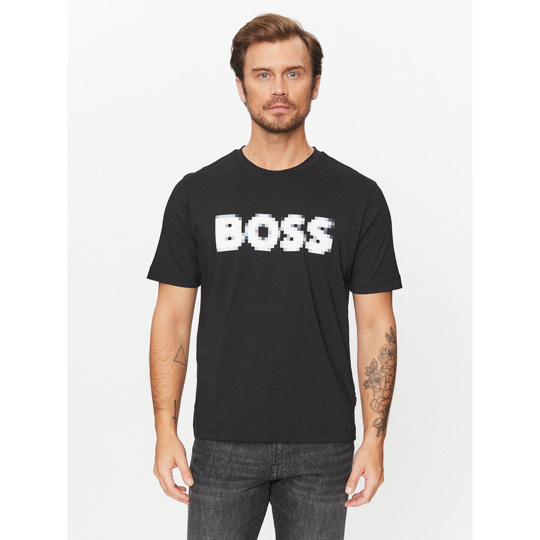 Boss Тишърт Tedigitallogo 50503542 Черен Regular Fit - Pepit.bg