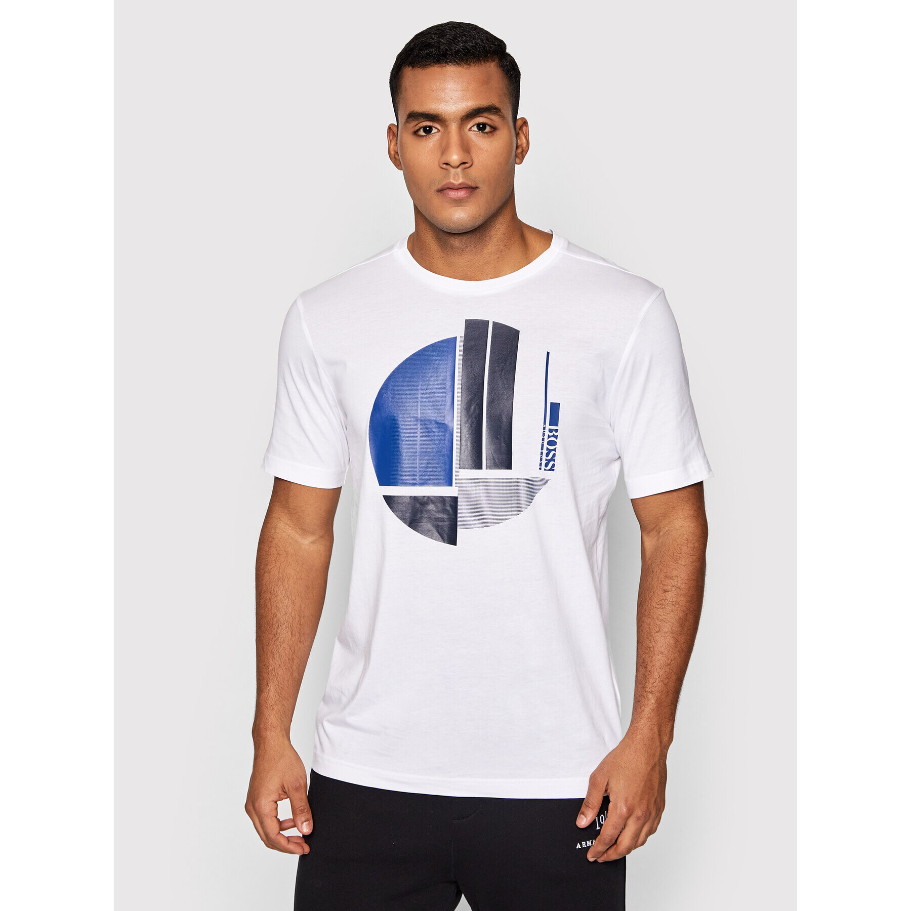 Boss Тишърт Tee 1 50447947 Бял Regular Fit - Pepit.bg