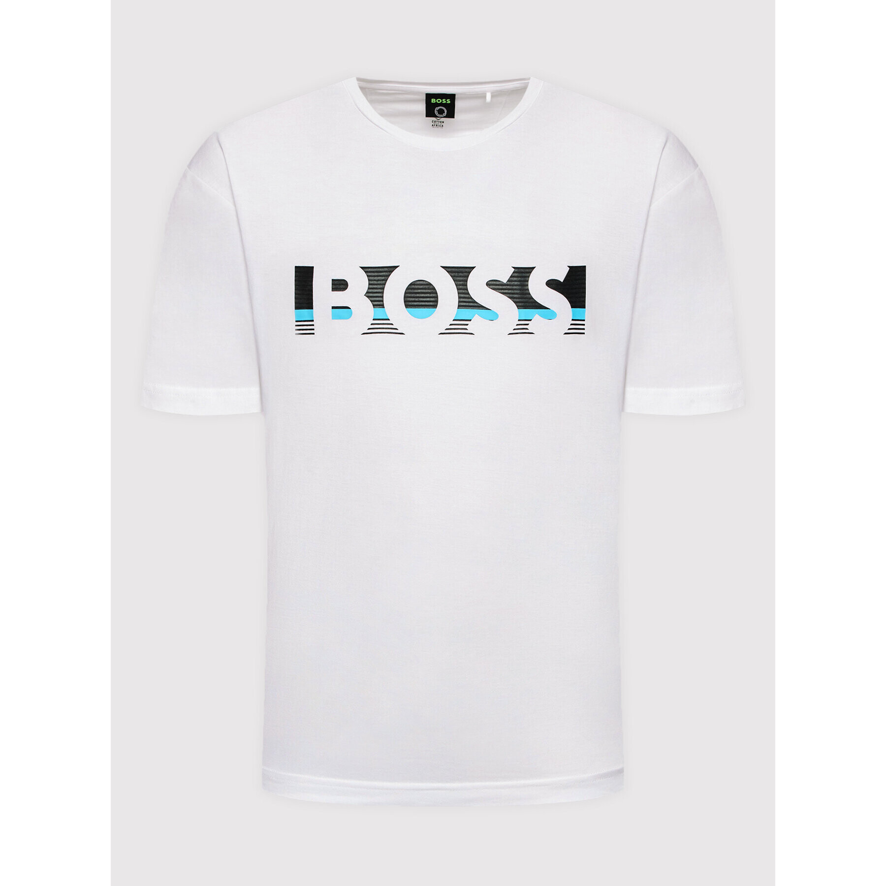 Boss Тишърт Tee 1 50466295 Бял Relaxed Fit - Pepit.bg