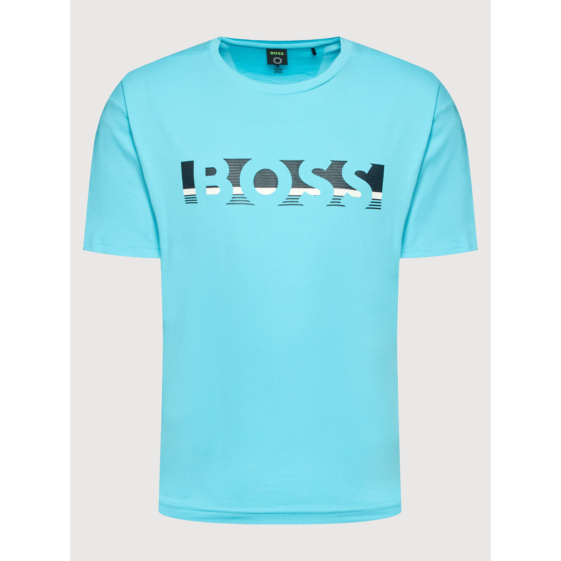 Boss Тишърт Tee 1 50466295 Син Relaxed Fit - Pepit.bg