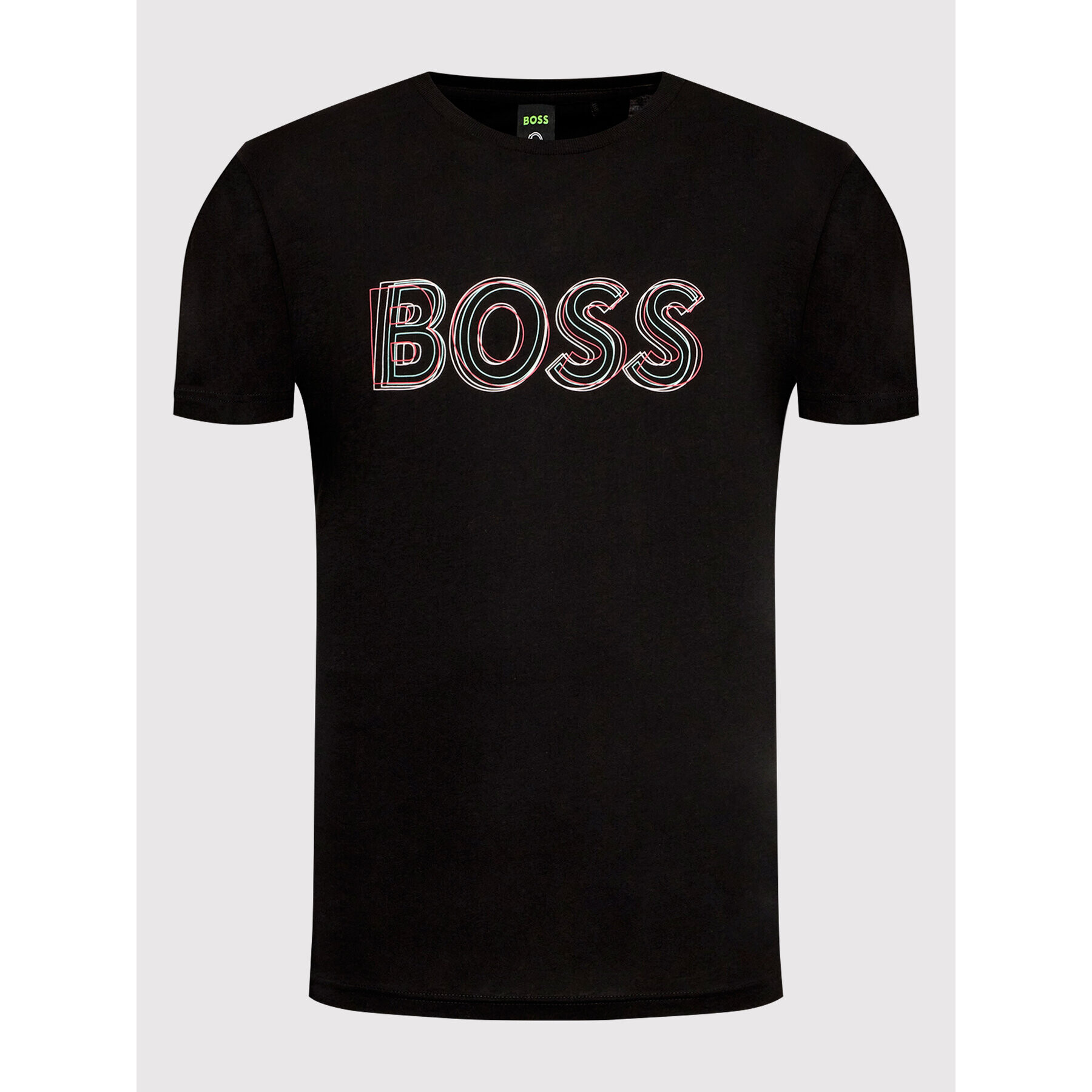 Boss Тишърт Tee 1 50472399 Черен Regular Fit - Pepit.bg