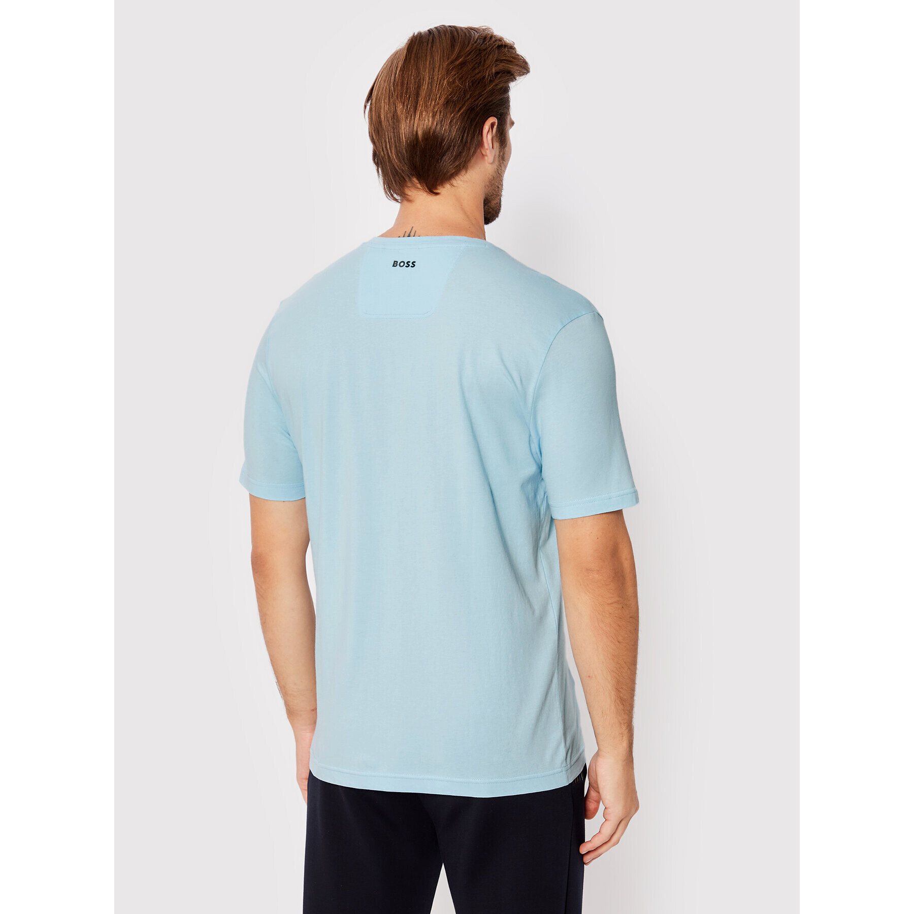 Boss Тишърт Tee 1 50472399 Син Regular Fit - Pepit.bg