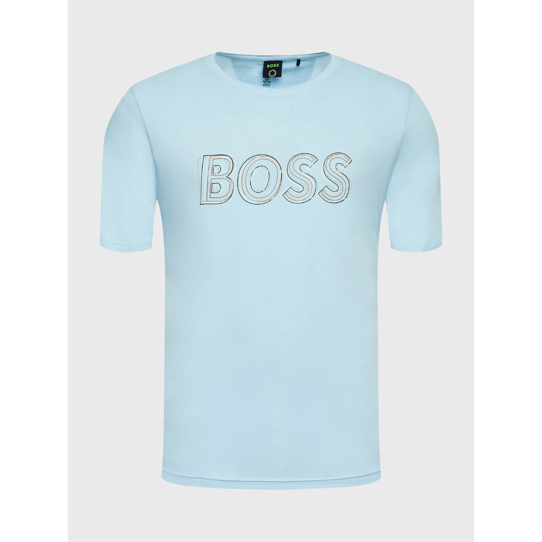 Boss Тишърт Tee 1 50472399 Син Regular Fit - Pepit.bg