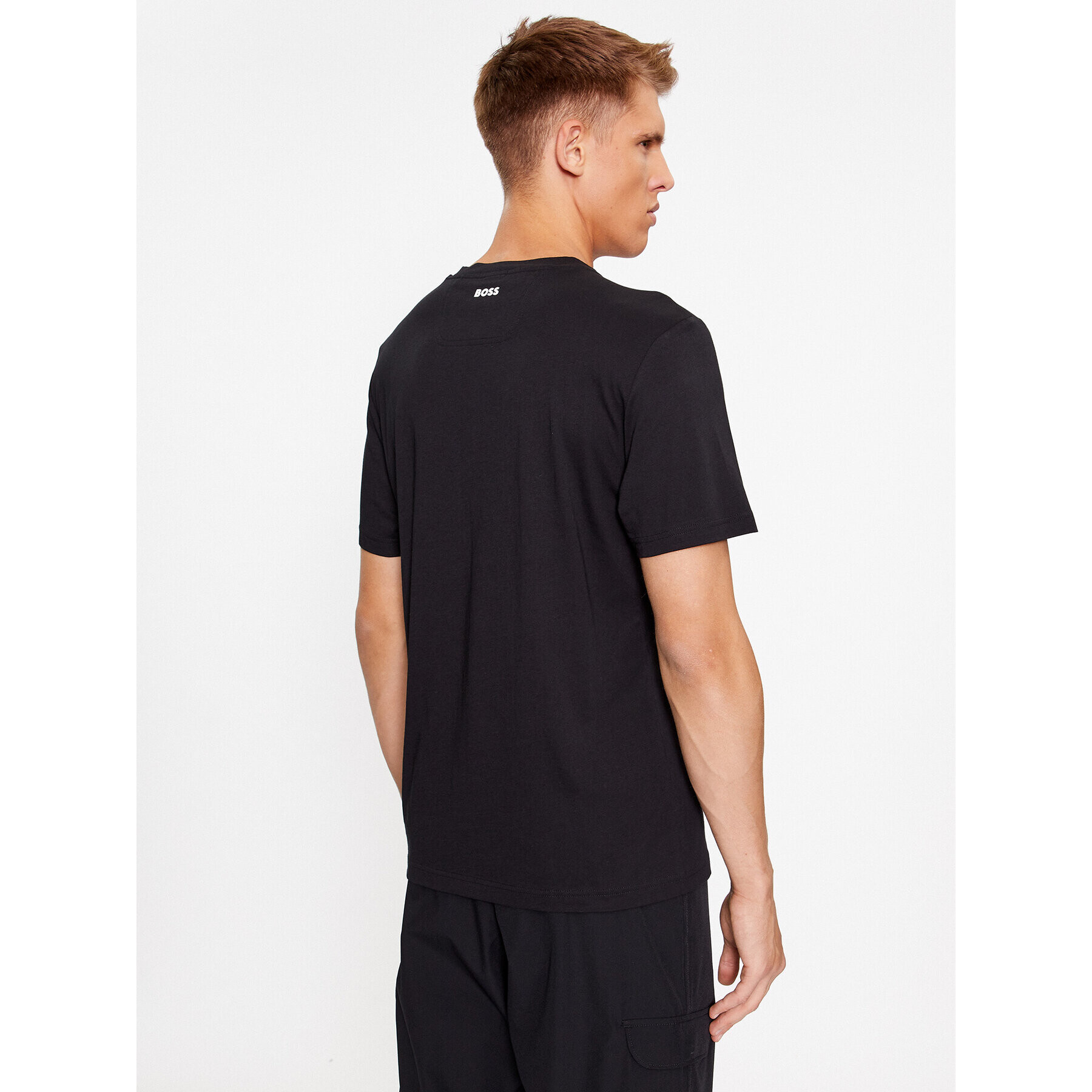 Boss Тишърт Tee 1 50477616 Черен Regular Fit - Pepit.bg
