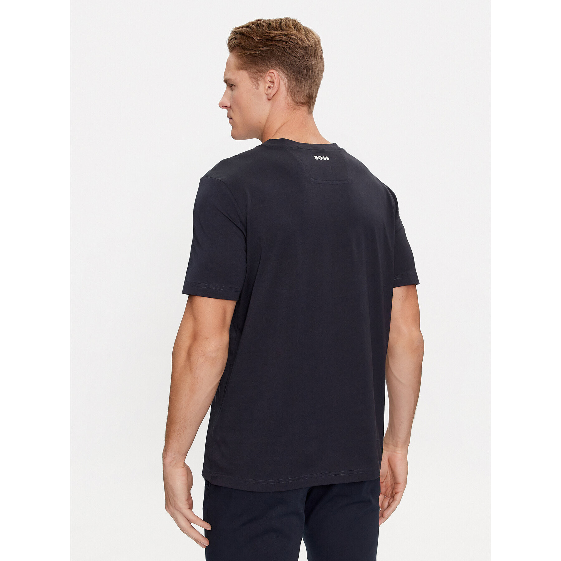Boss Тишърт Tee 1 50477616 Тъмносин Regular Fit - Pepit.bg