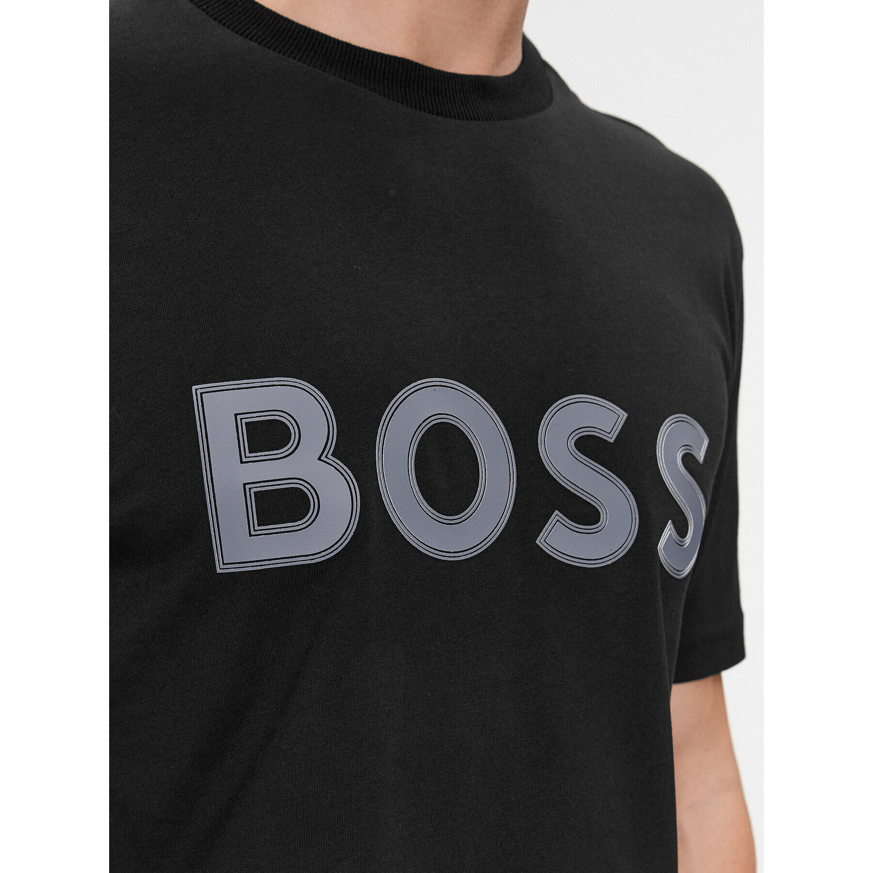 Boss Тишърт Tee 1 50506344 Черен Regular Fit - Pepit.bg