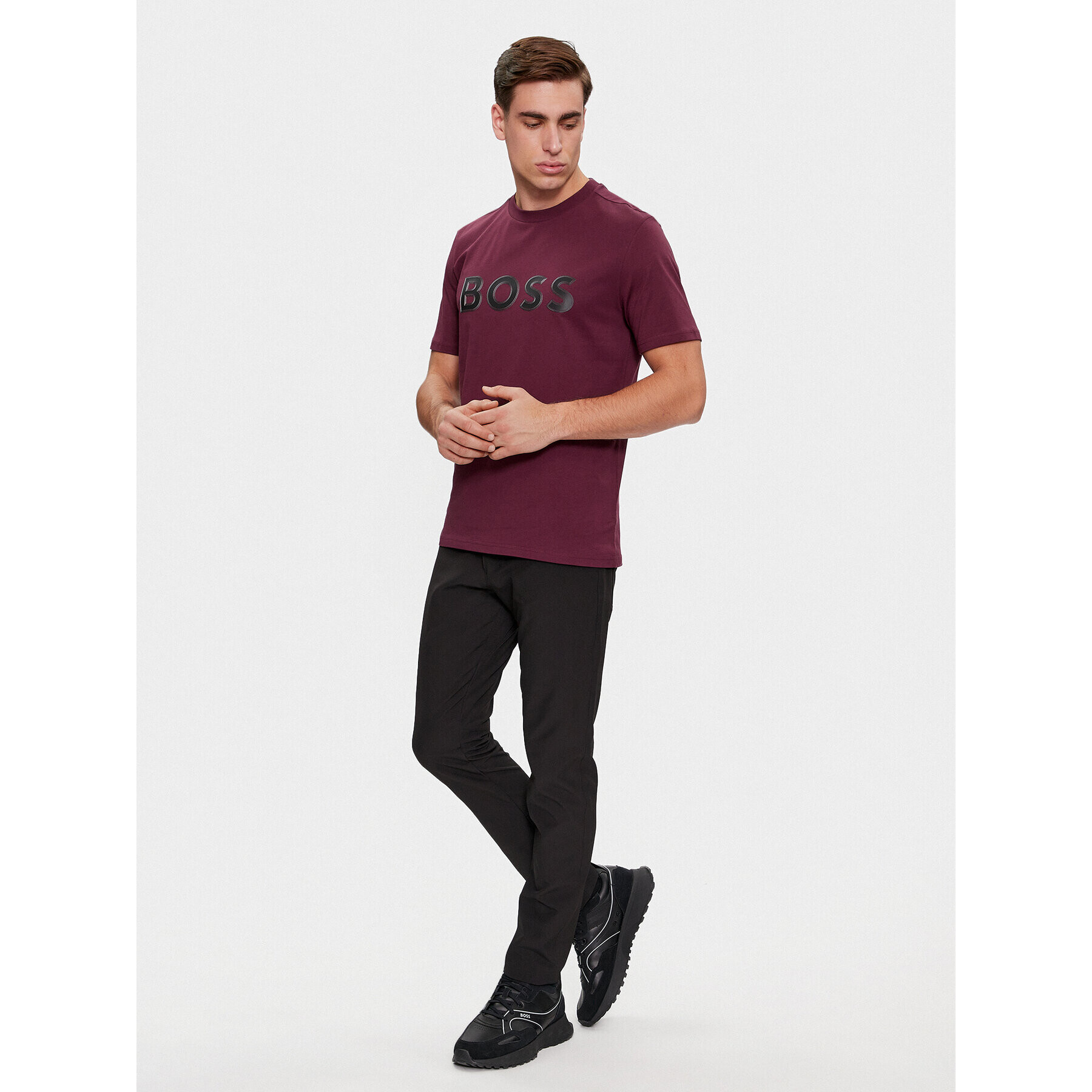 Boss Тишърт Tee 1 50506344 Червен Regular Fit - Pepit.bg