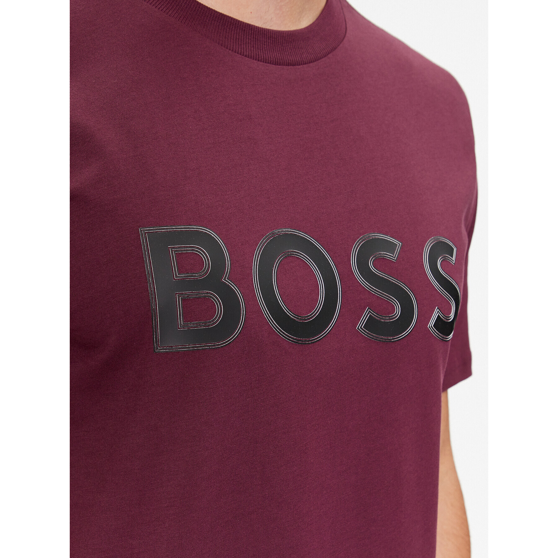 Boss Тишърт Tee 1 50506344 Червен Regular Fit - Pepit.bg