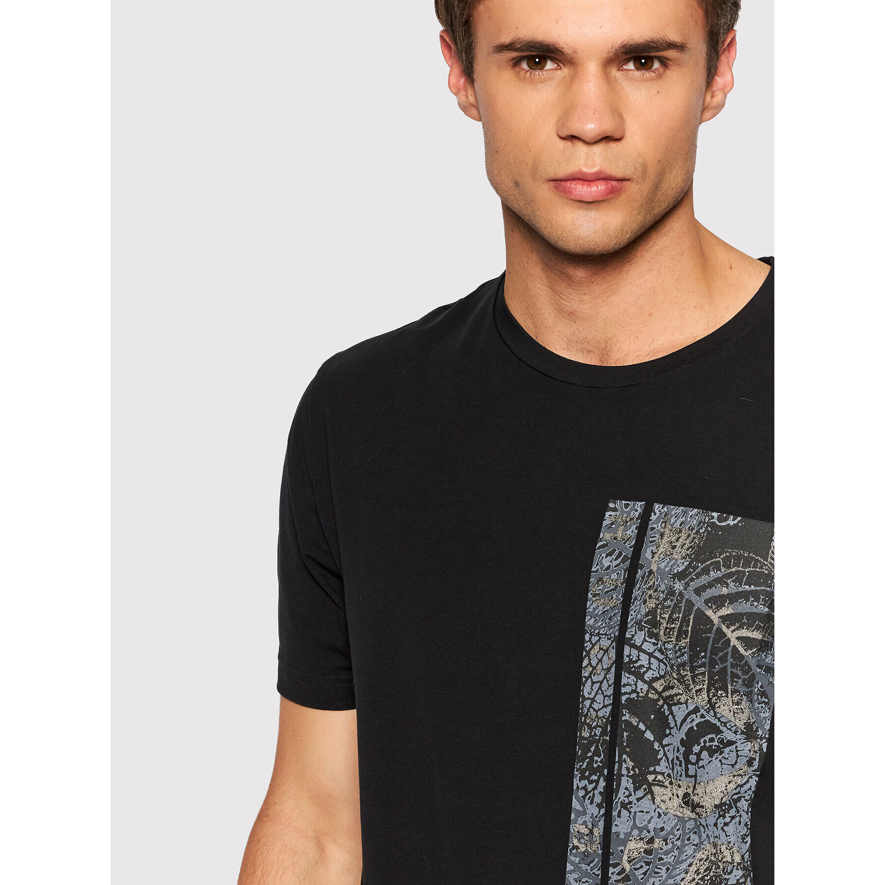 Boss Тишърт Tee 10 50448680 Черен Regular Fit - Pepit.bg