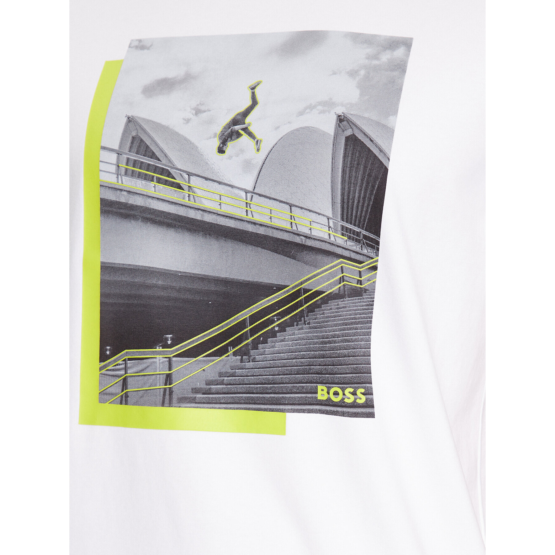 Boss Тишърт Tee 10 50507028 Бял Regular Fit - Pepit.bg