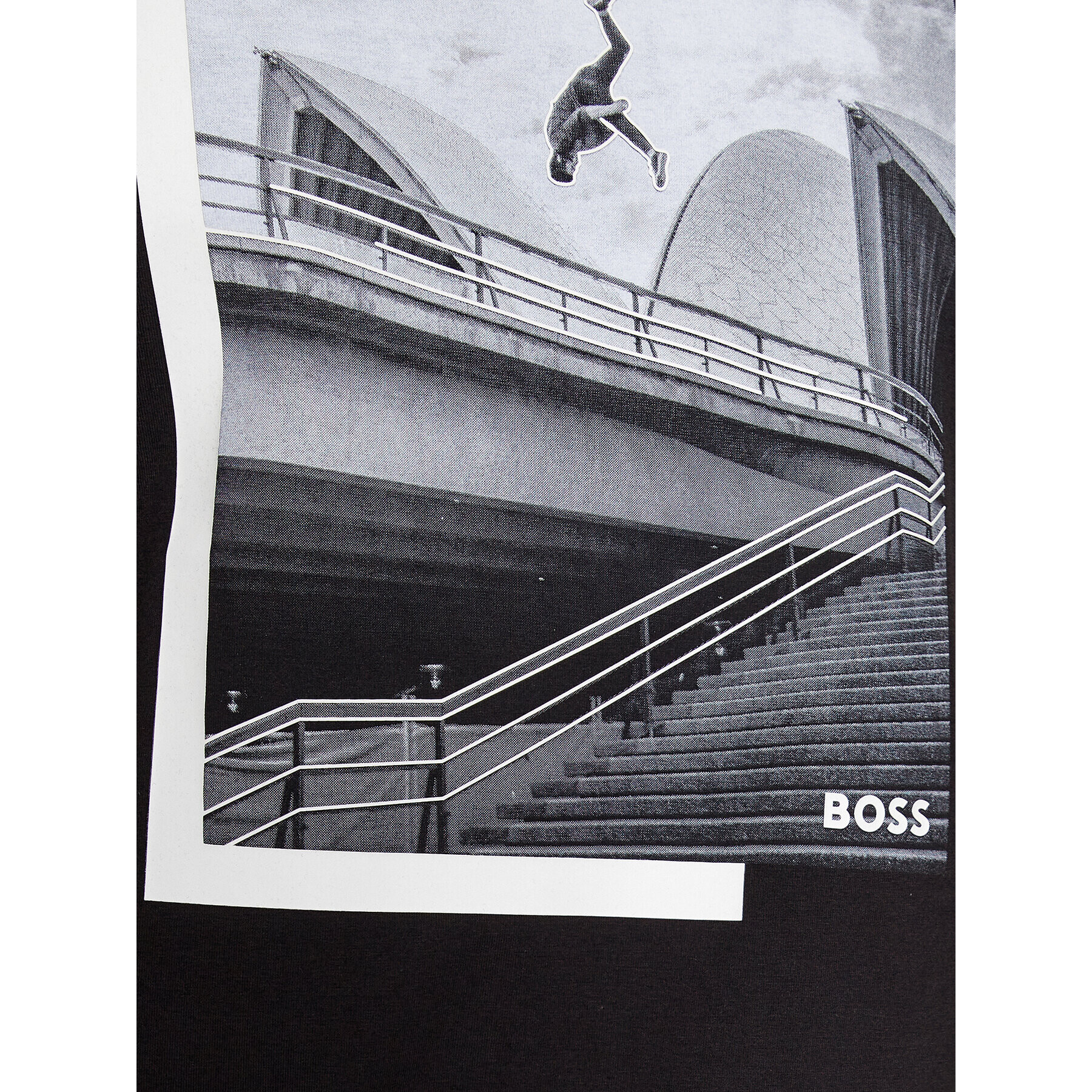 Boss Тишърт Tee 10 50507028 Черен Regular Fit - Pepit.bg