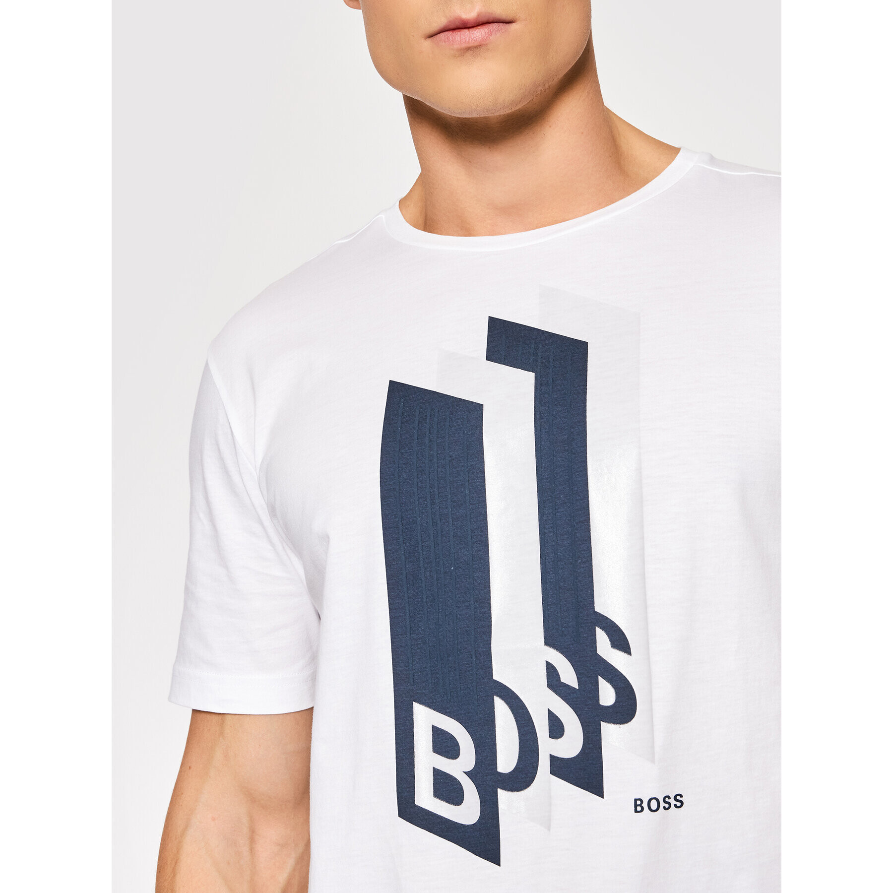 Boss Тишърт Tee 2 50462873 Бял Regular Fit - Pepit.bg