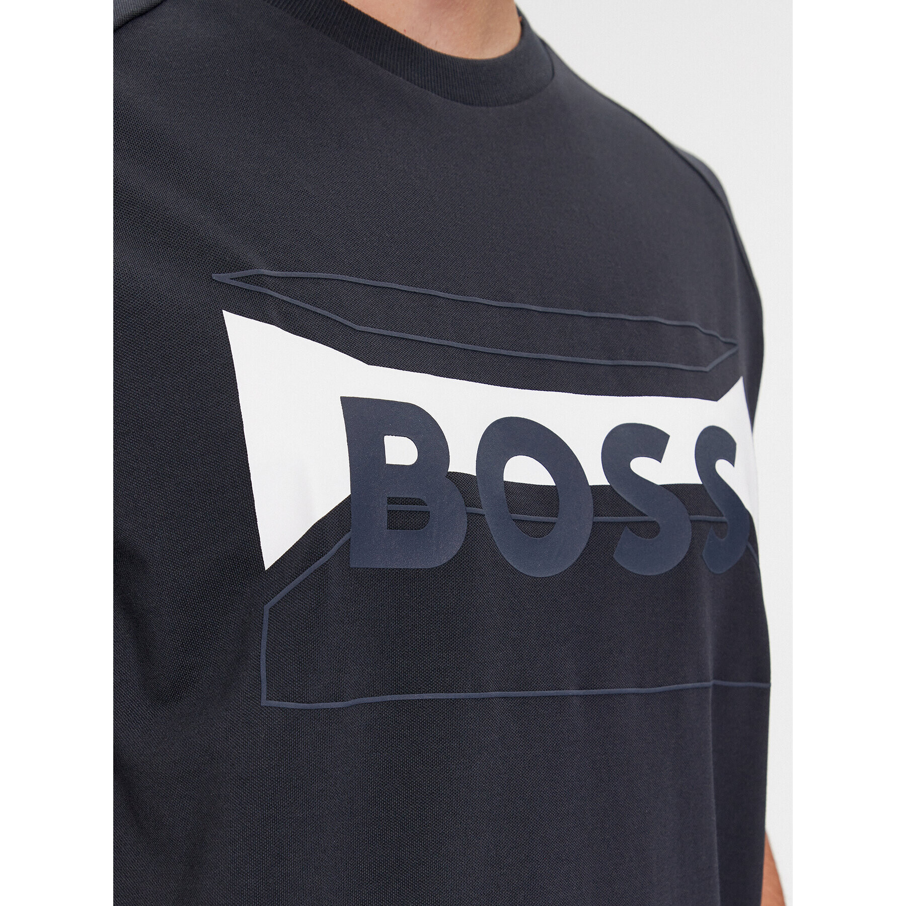 Boss Тишърт Tee 2 50514527 Тъмносин Regular Fit - Pepit.bg