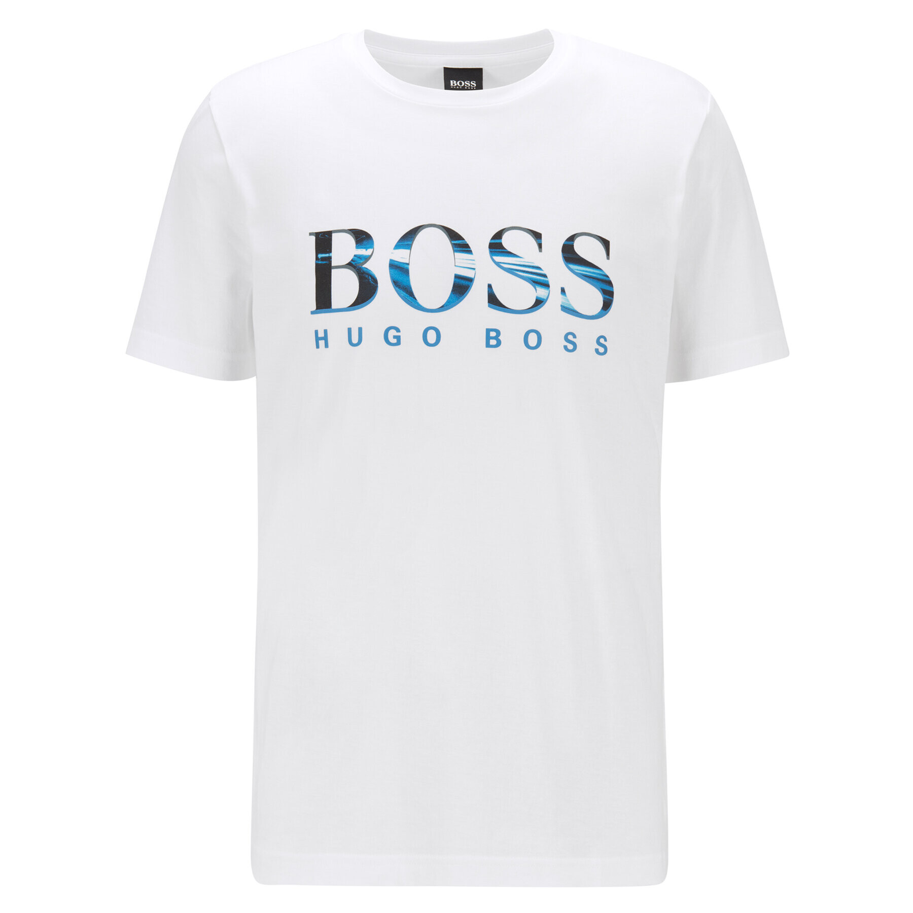 Boss Тишърт Tee 3 50443666 Бял Regular Fit - Pepit.bg