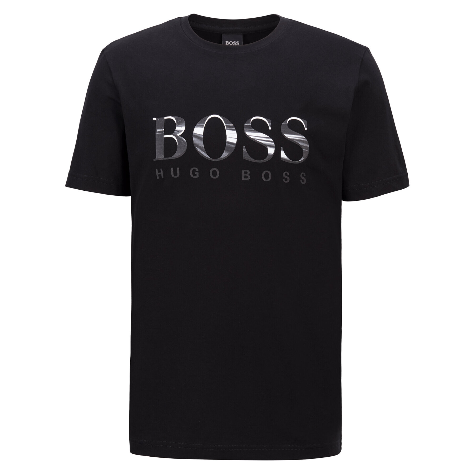 Boss Тишърт Tee 3 50443666 Черен Regular Fit - Pepit.bg