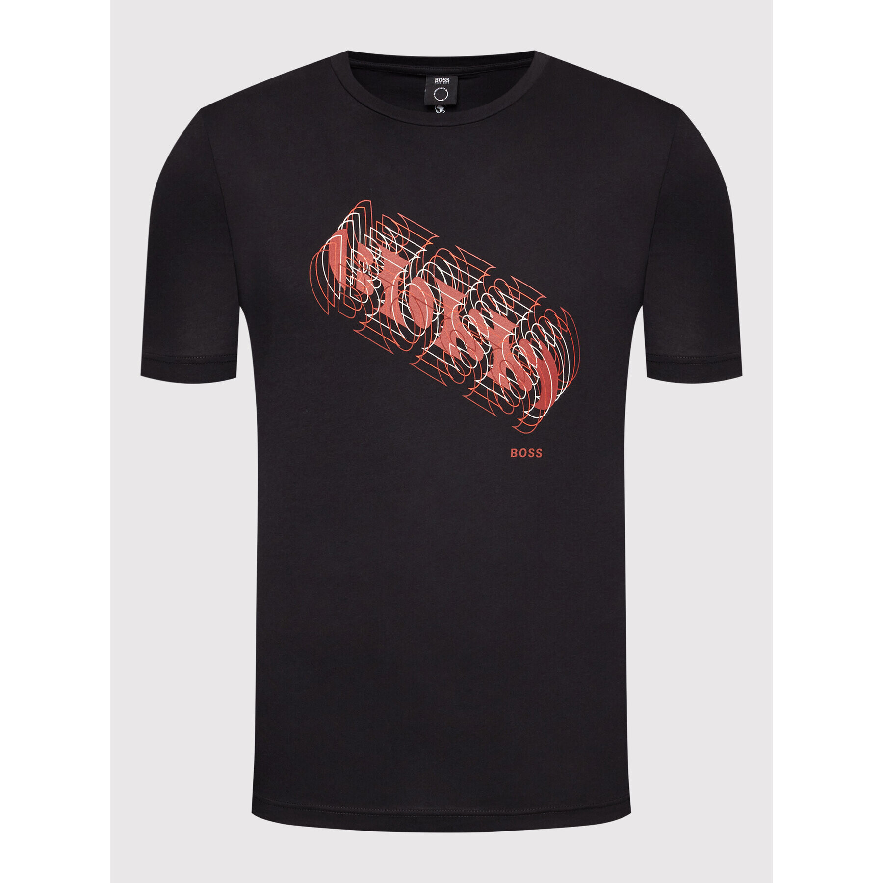 Boss Тишърт Tee 3 50457454 Черен Regular Fit - Pepit.bg