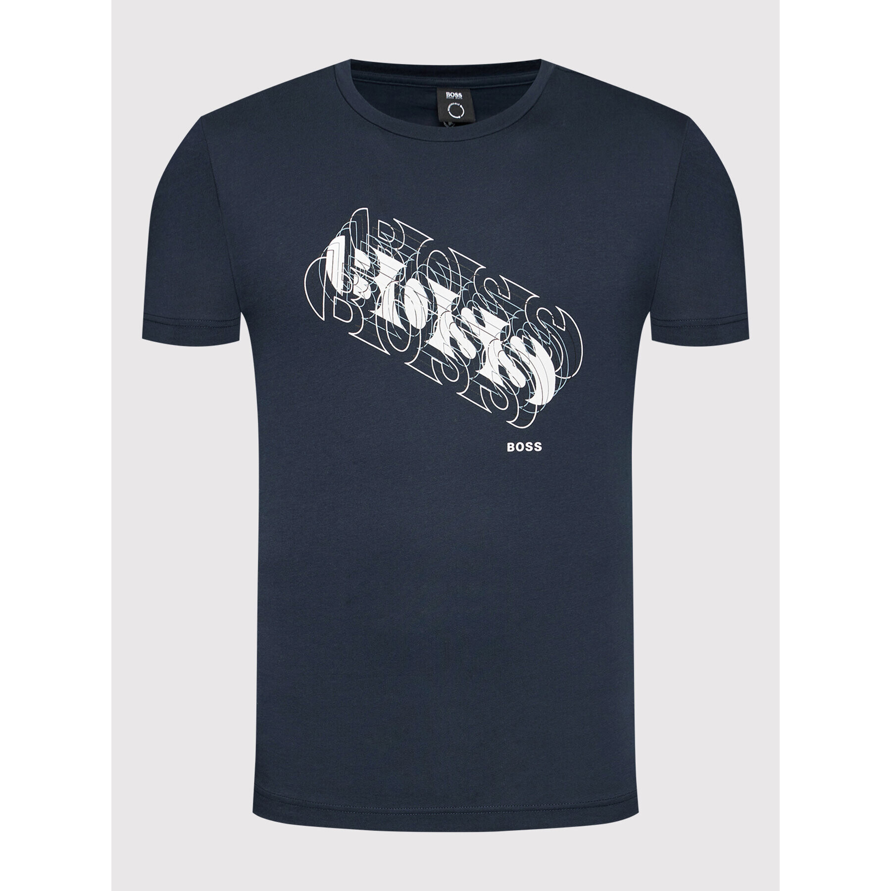 Boss Тишърт Tee 3 50457454 Тъмносин Regular Fit - Pepit.bg