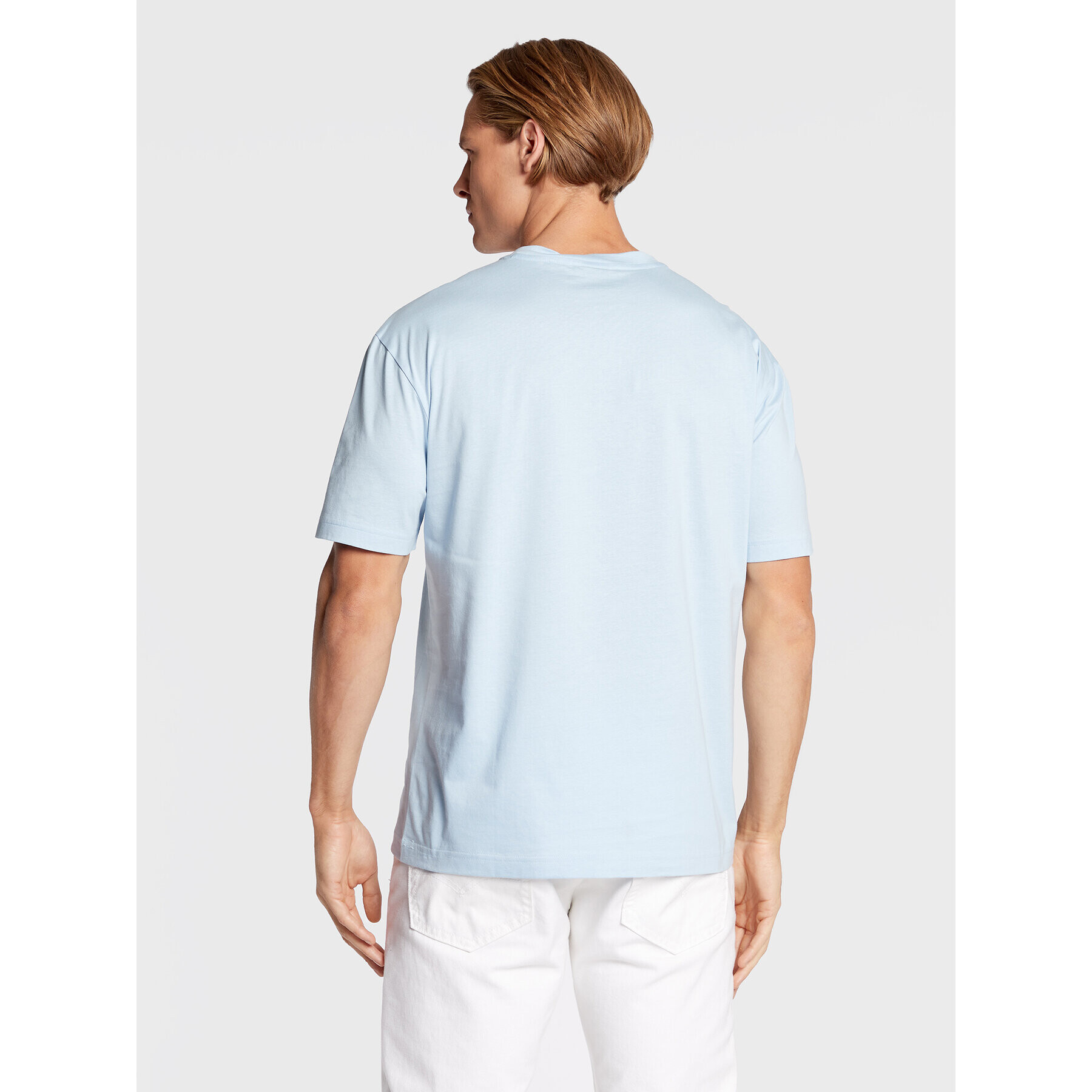 Boss Тишърт Tee 3 50472561 Син Relaxed Fit - Pepit.bg