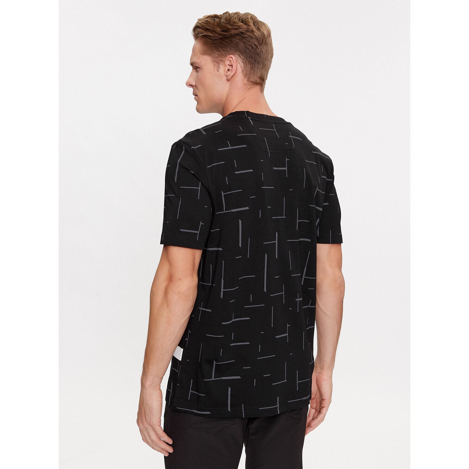 Boss Тишърт Tee 3 50501233 Черен Regular Fit - Pepit.bg