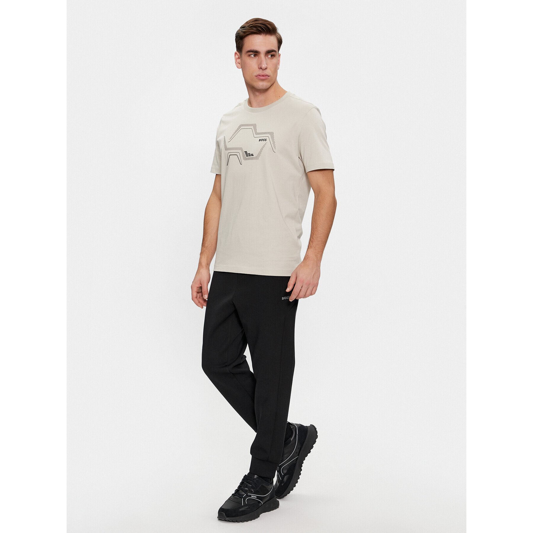 Boss Тишърт Tee 3 50506358 Бежов Regular Fit - Pepit.bg