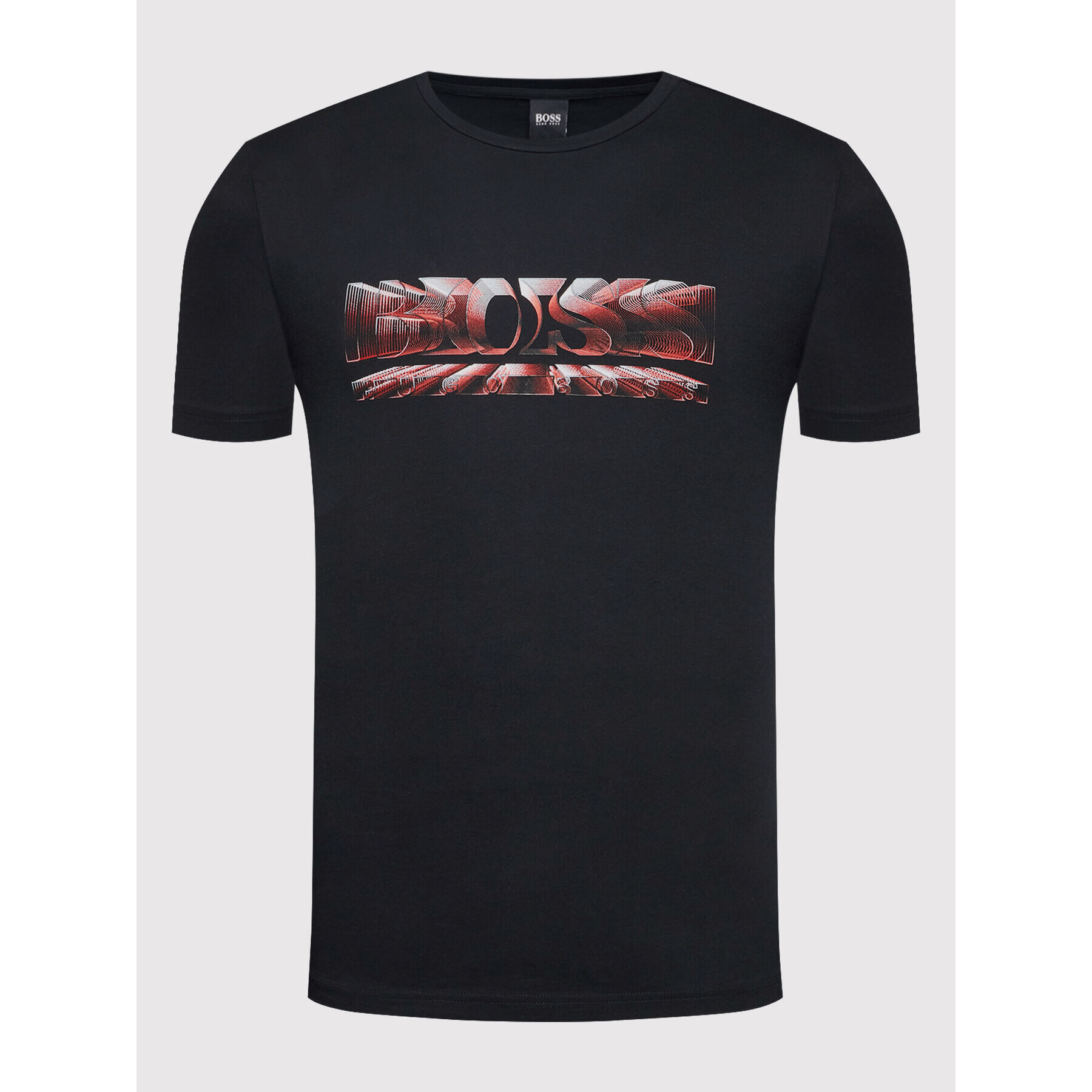 Boss Тишърт Tee 4 50457465 Черен Regular Fit - Pepit.bg