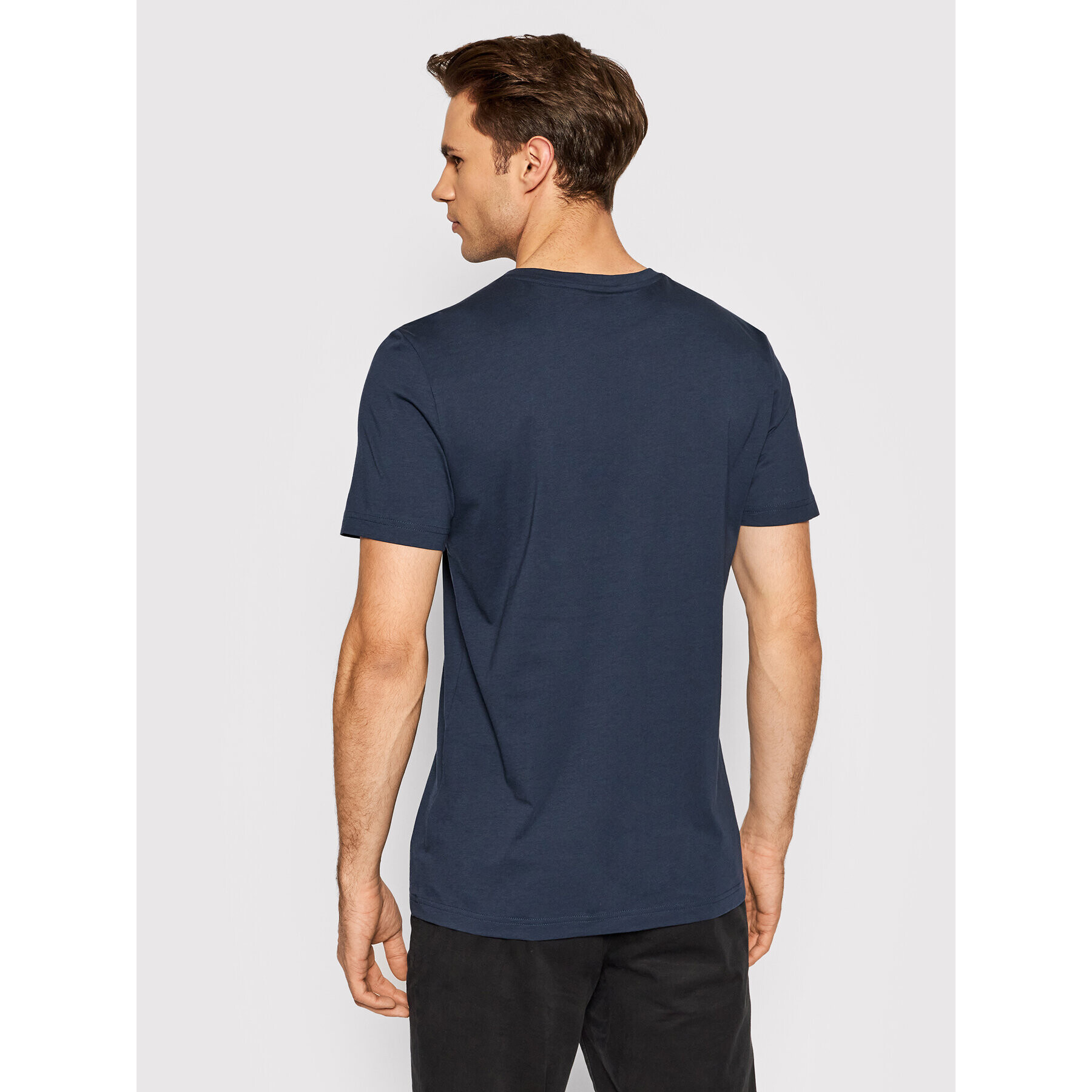 Boss Тишърт Tee 4 50457465 Тъмносин Regular Fit - Pepit.bg