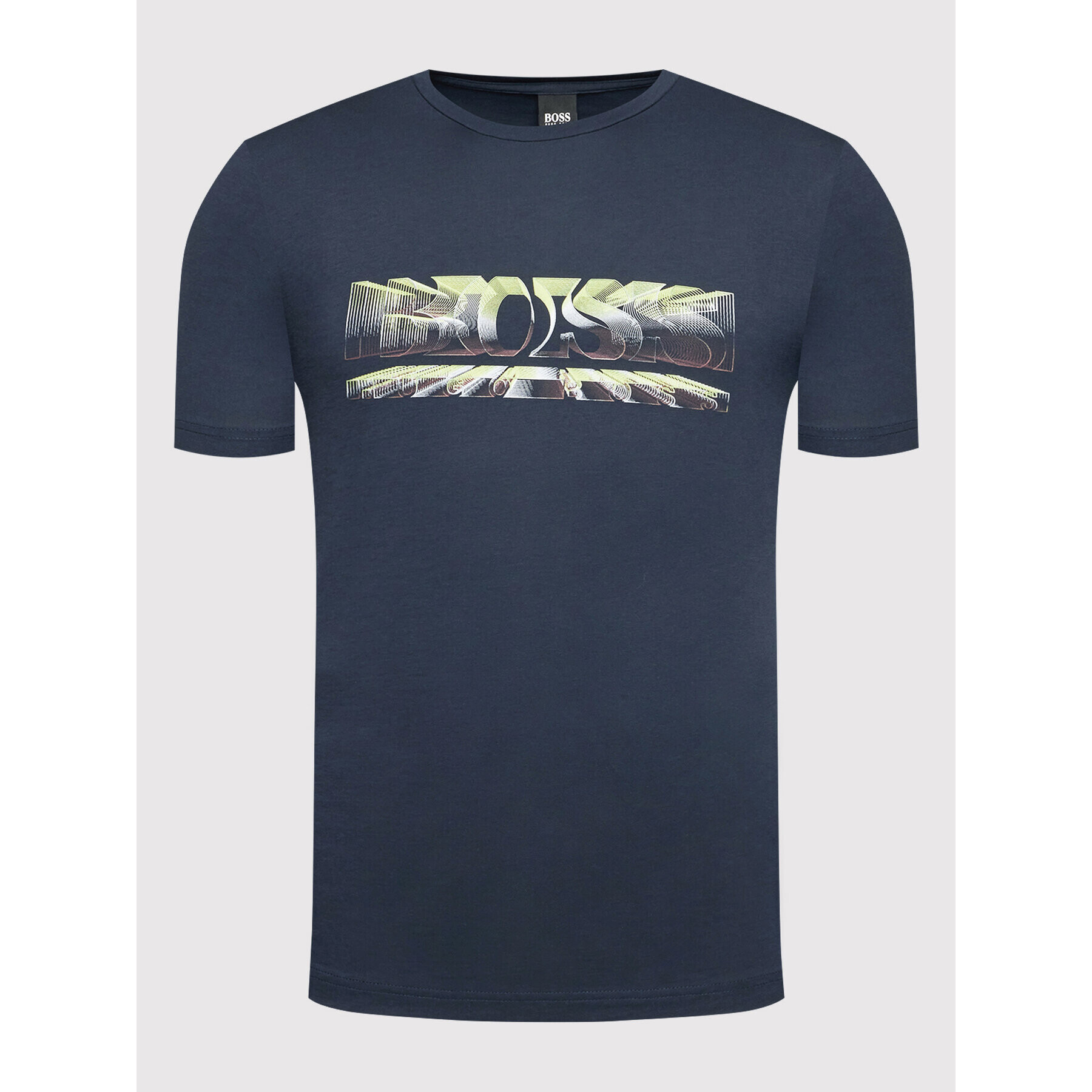 Boss Тишърт Tee 4 50457465 Тъмносин Regular Fit - Pepit.bg