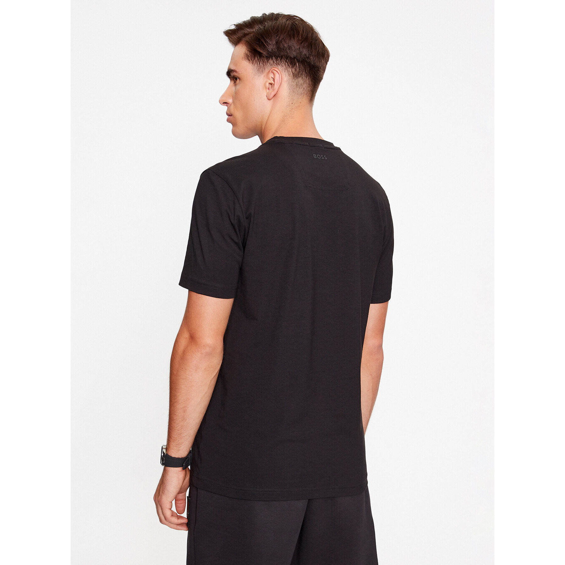 Boss Тишърт Tee 4 50501235 Черен Regular Fit - Pepit.bg