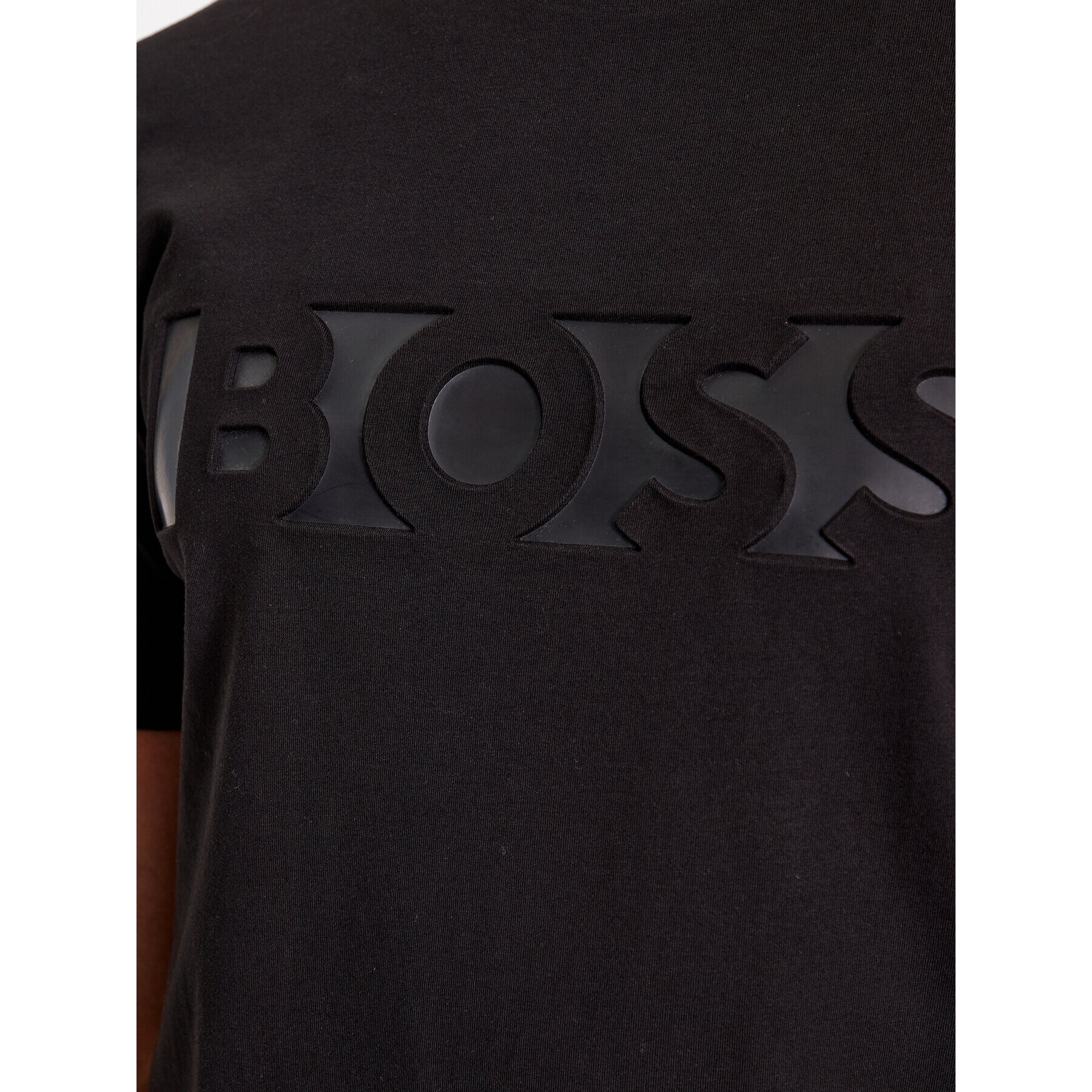 Boss Тишърт Tee 4 50501235 Черен Regular Fit - Pepit.bg