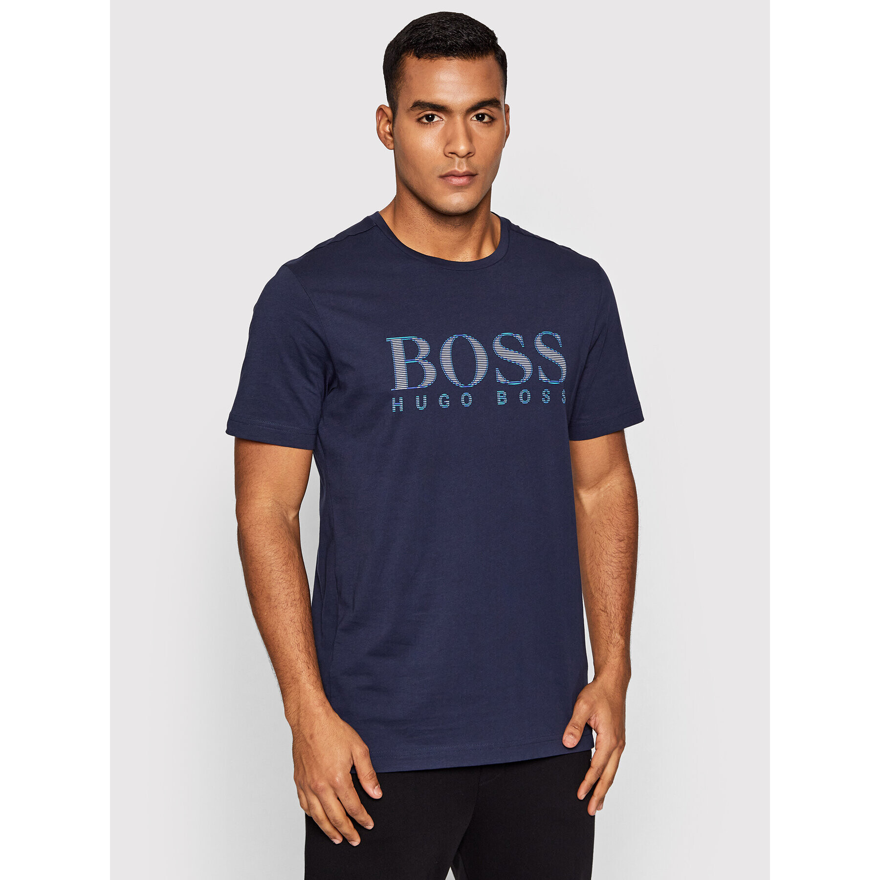 Boss Тишърт Tee 5 50448306 Тъмносин Regular Fit - Pepit.bg